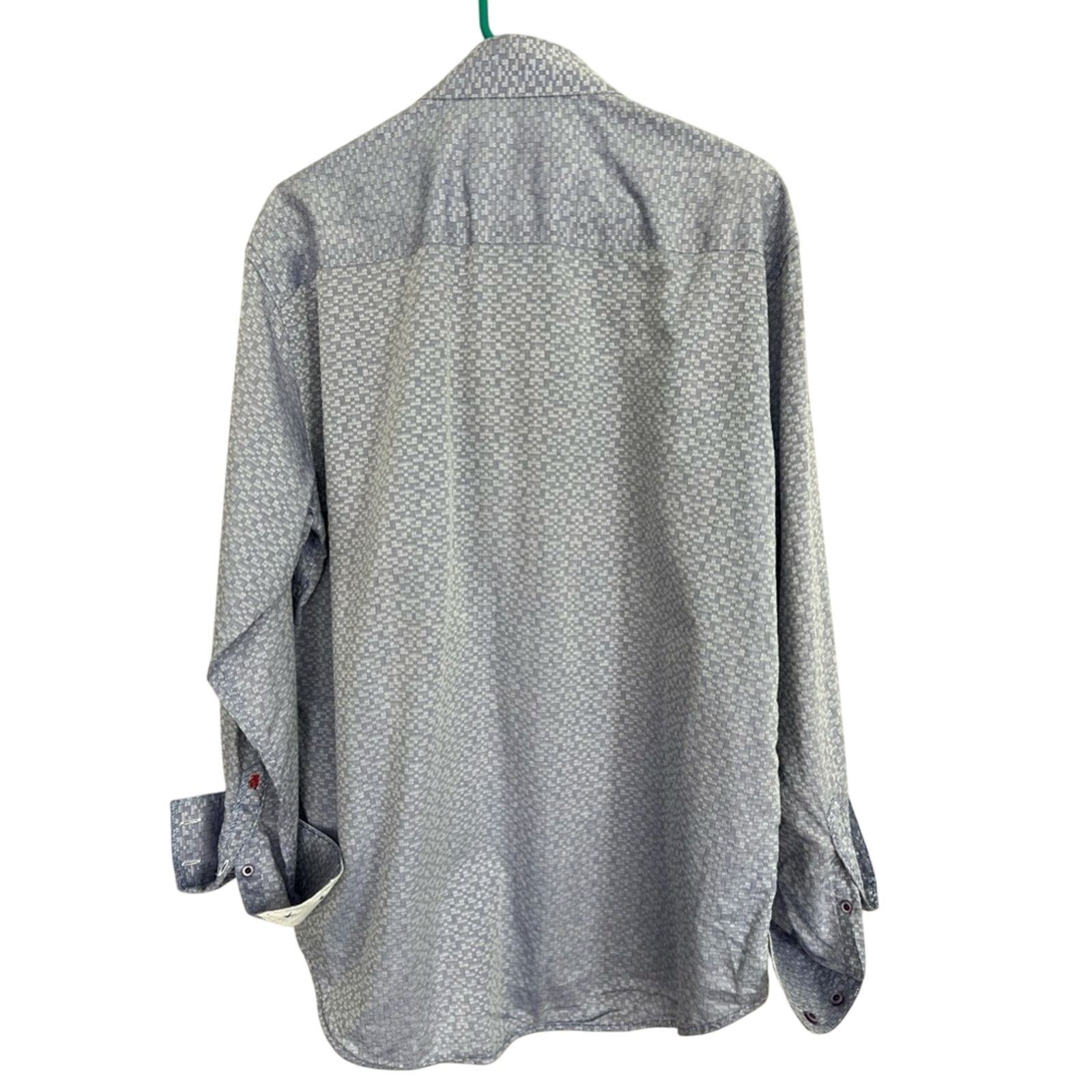Robert Graham Robert Graham Men’s Dress Shirt Contrast Cuff Shirts Men's Size US XL / EU 56 / 4 - 3 Thumbnail
