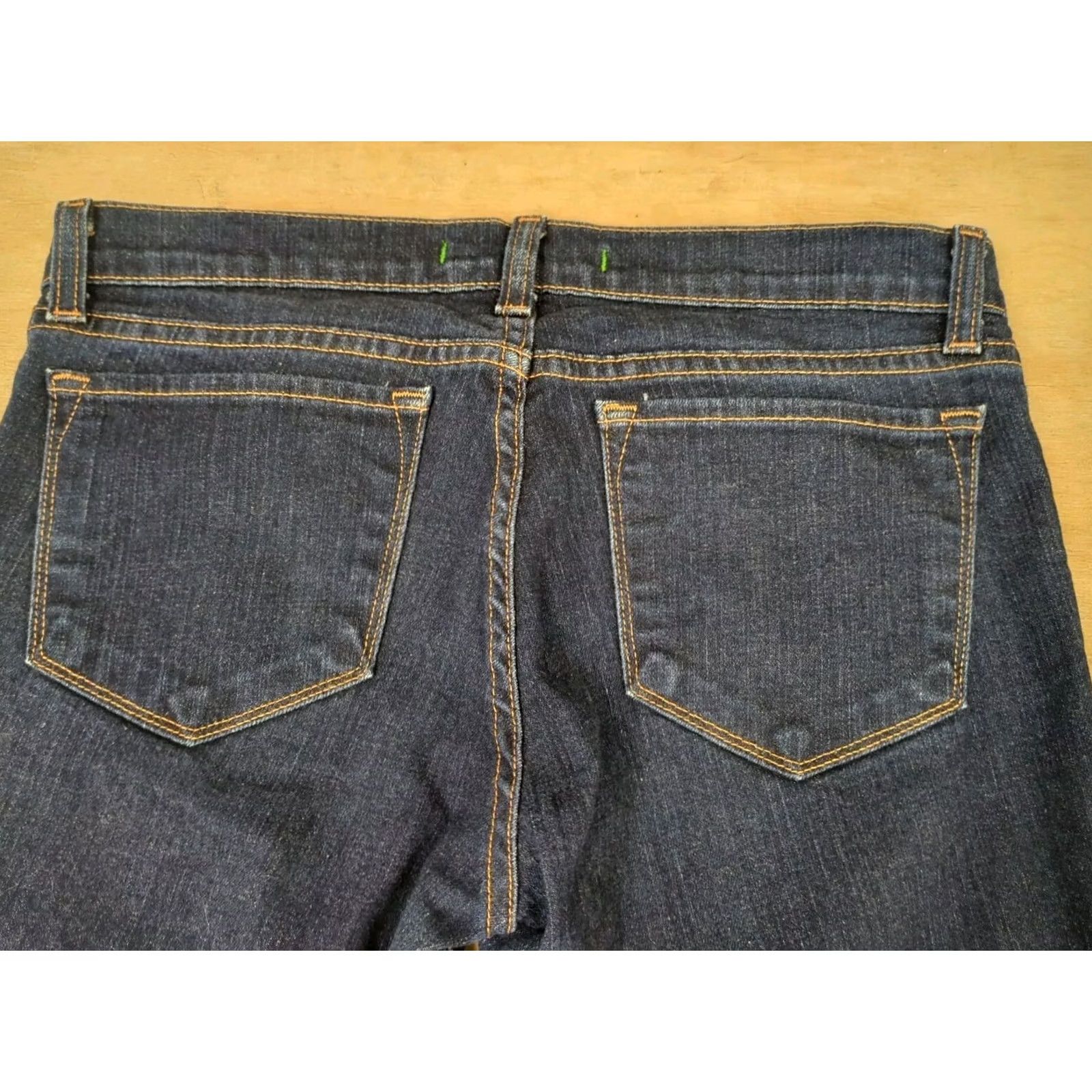 J Brand J Brand Jeans Dark Wash Womens 28 Straight Cotton Blend Inseam 28 Blue 28 Size 28" / US 6 / IT 42 - 5 Thumbnail