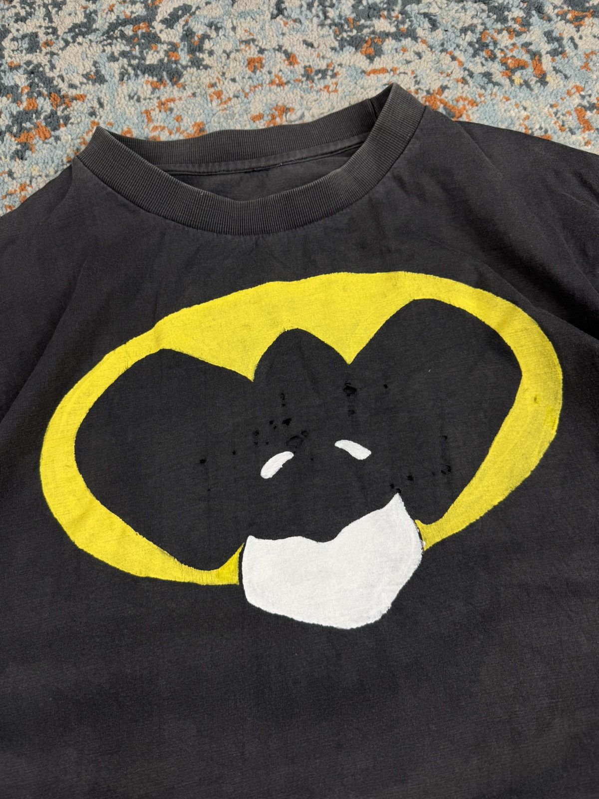 Vintage Vintage 90s Batman parody distressed faded washed funny tee Size US L / EU 52-54 / 3 - 5 Thumbnail