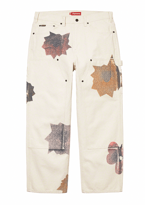 Supreme Nate Lowman Double Knee Painter Pants | Grailed