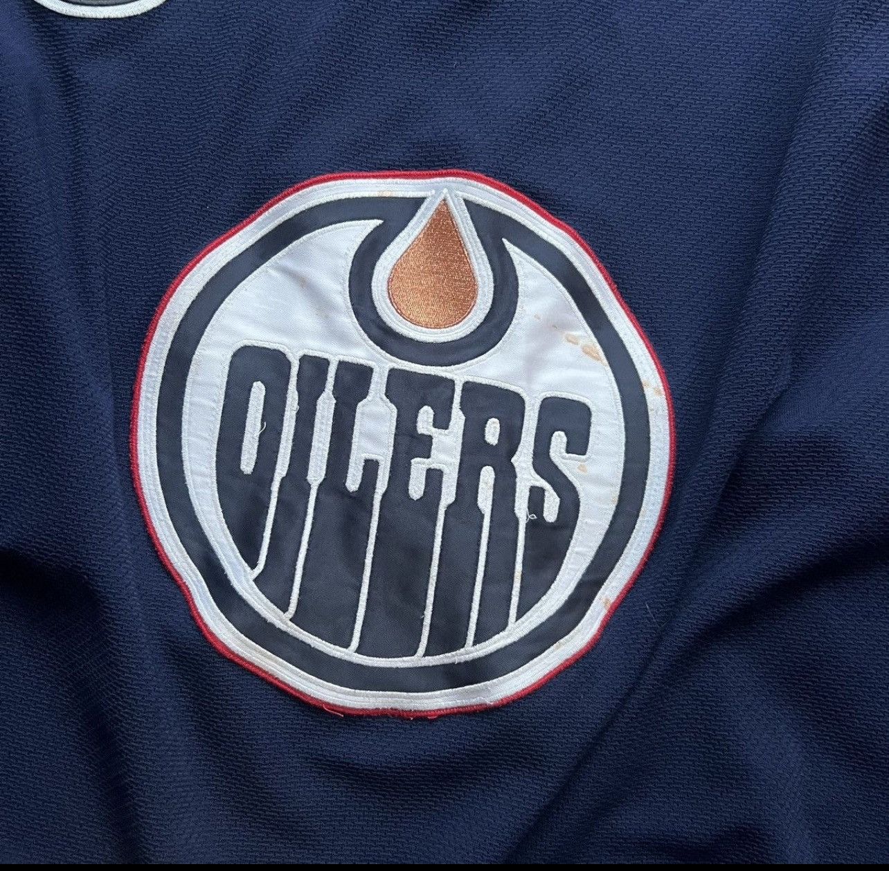 Vintage Edmonton oilers ccm Hockey Jersey team canada Size US XL / EU 56 / 4 - 9 Thumbnail