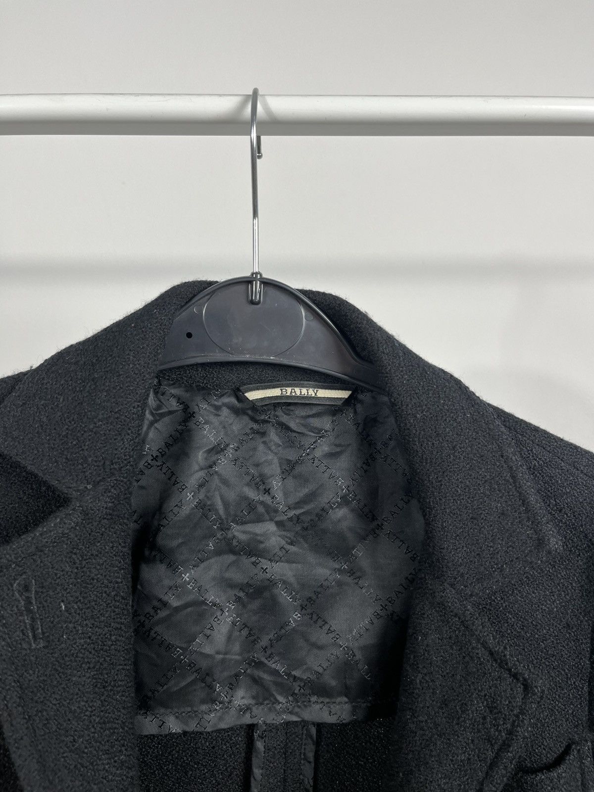 Bally Bally Made in Italy Black Wool Blazer Jacket Size S / US 4 / IT 40 - 4 Thumbnail
