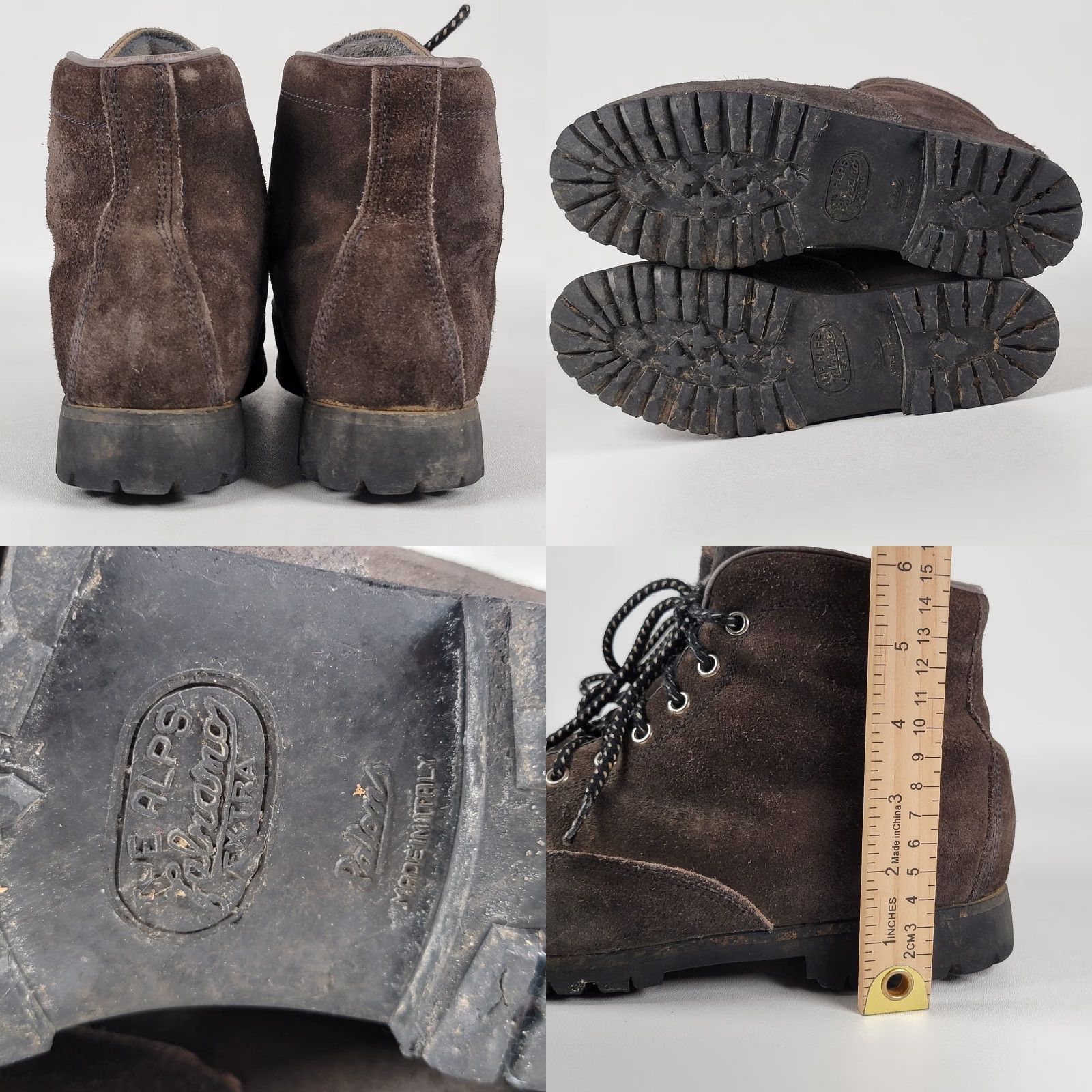 Vintage VINTAGE ALPS MOUNTAINEERING Hiking Boots Brown Suede Leather Upper Composite Toe 8.5 M Men’s Shoes Boots Size US 9 / EU 42 - 8 Thumbnail