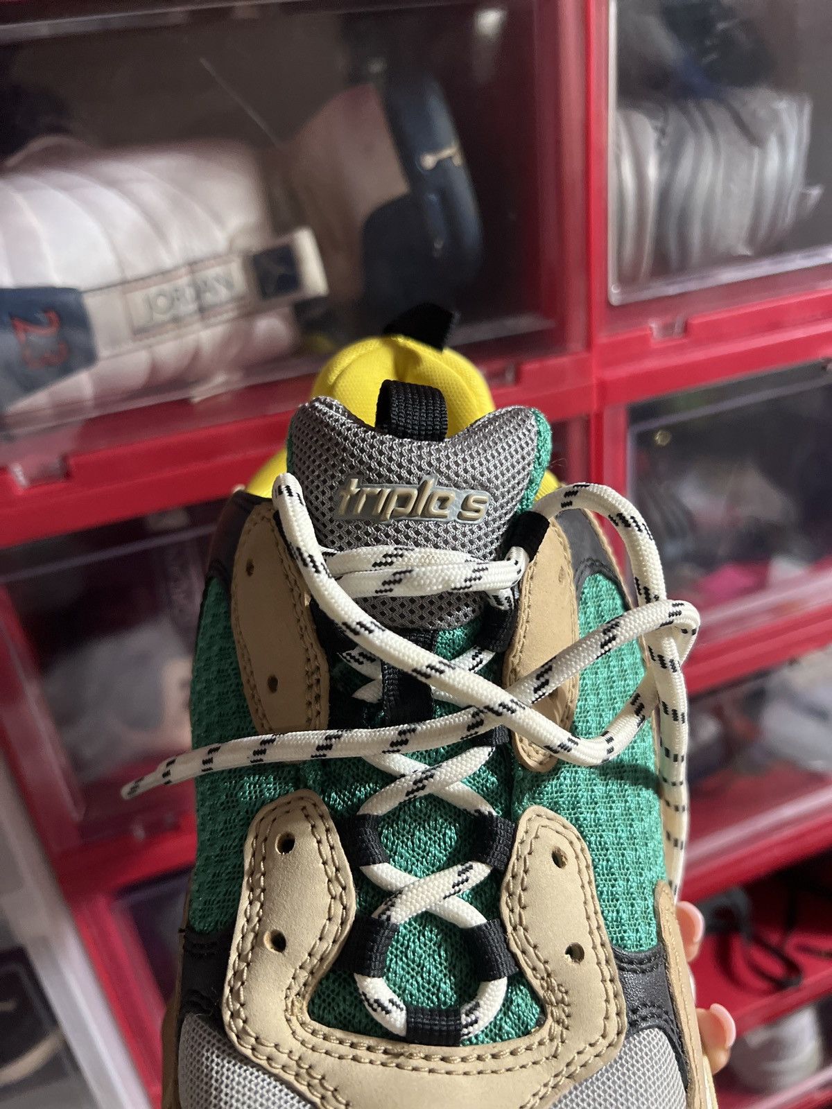 Balenciaga Balenciaga Triple S Sneaker ‘Green Yellow’ Size US 11 / EU 44 - 7 Thumbnail