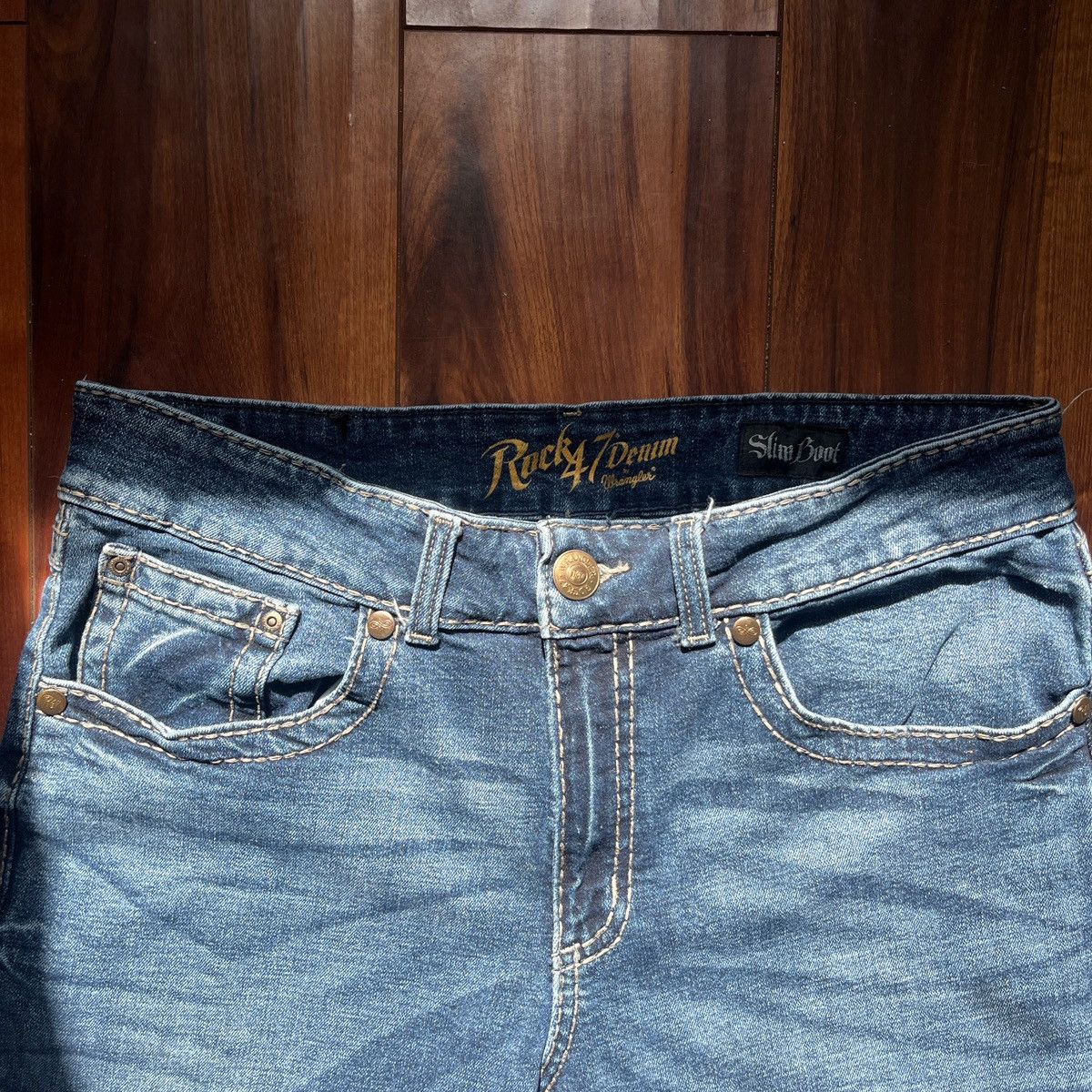 Wrangler rock 47 wrangler jeans Size US 34 / EU 50 - 2 Thumbnail