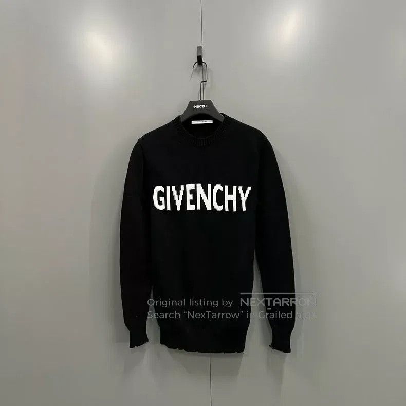 Givenchy Givenchy Embroidered Logo Knitwear XS Size Size US XS / EU 42 / 0 - 1 Thumbnail