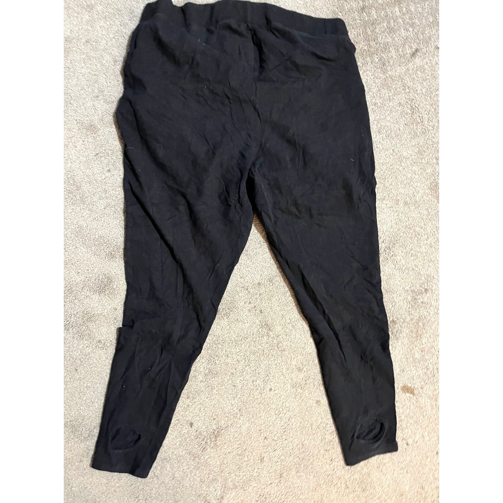 Torrid TORRID Plus Size 4X Black Capri Leggings Ankle Workout WOMENS Size 40" / US 18 - 3 Thumbnail
