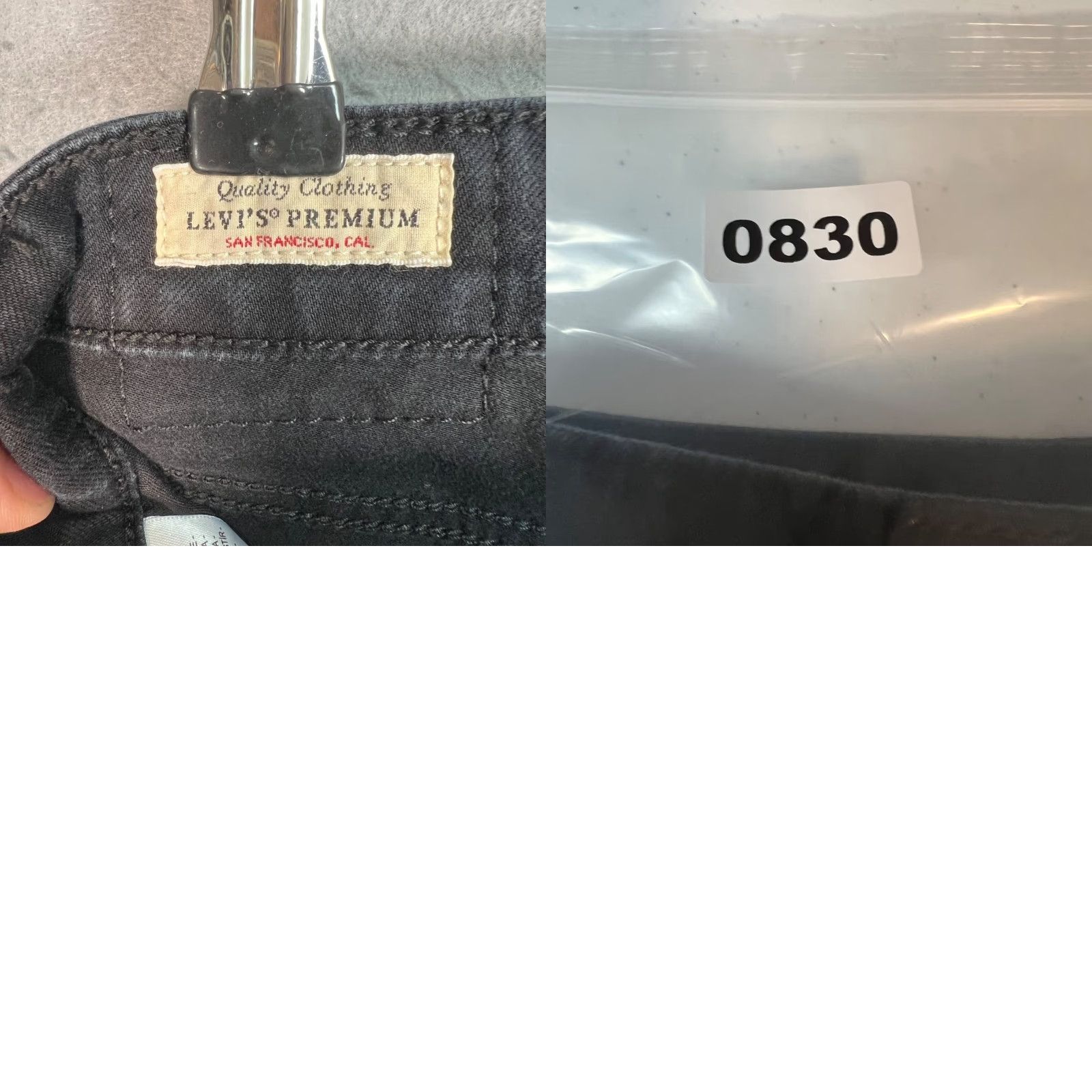 Levi's Levi's 721 High Rise Skinny Black Denim Jeans Womens Size 28 Stretchy Slim Fit Denim Jeans - Levi's 721 - Black - Size 28 - Slim Fit Womens Size 28" / US 6 / IT 42 - 9 Thumbnail