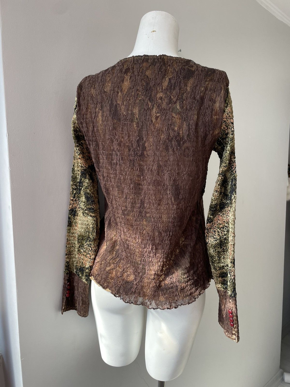 Vintage Italian blouse Size L / US 10 / IT 46 - 9 Thumbnail