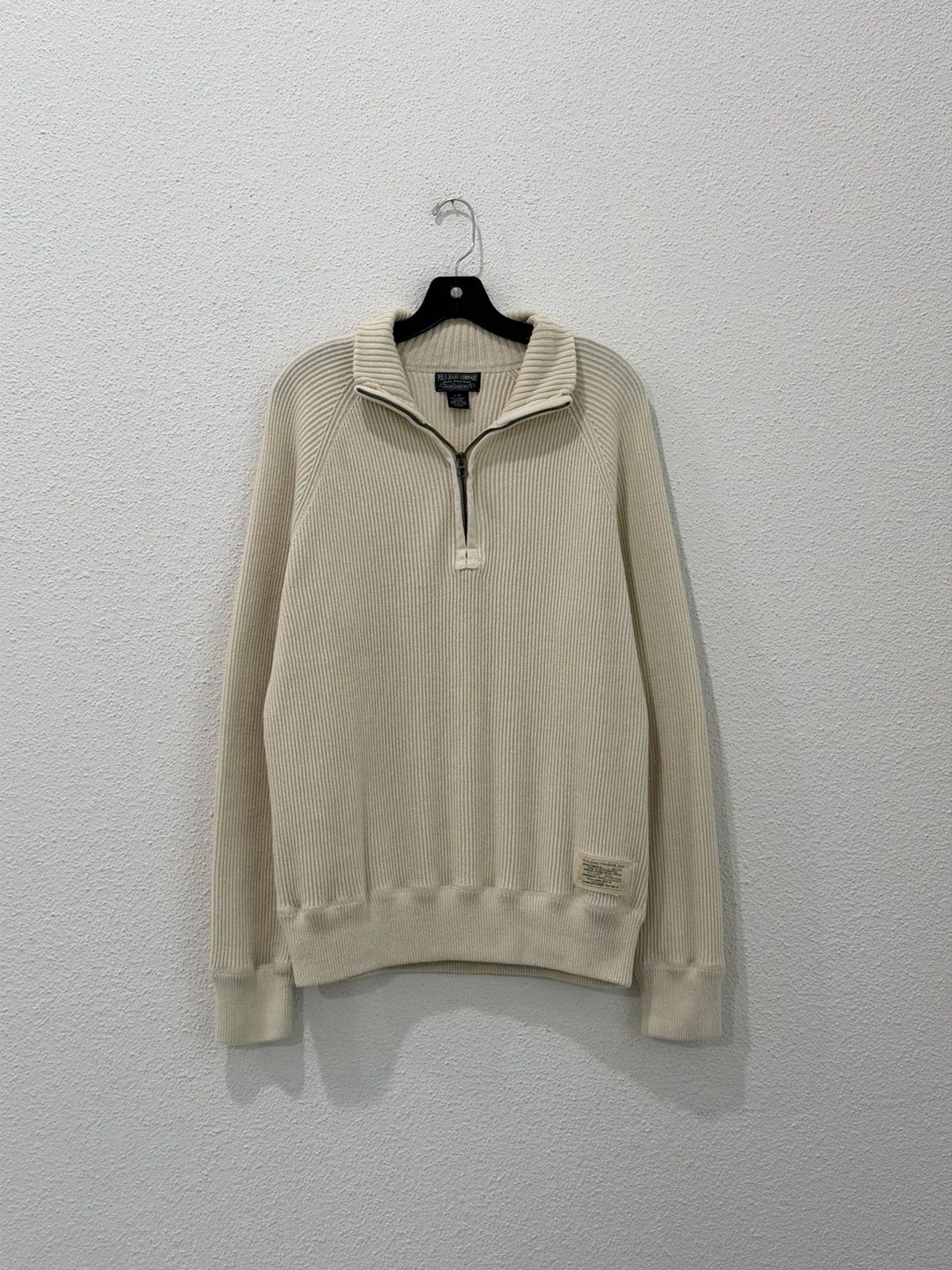 Polo Ralph Lauren Polo Jeans Co. Ralph Lauren MFG Cream Standard Issue Ribbed Size US L / EU 52-54 / 3 - 1 Thumbnail