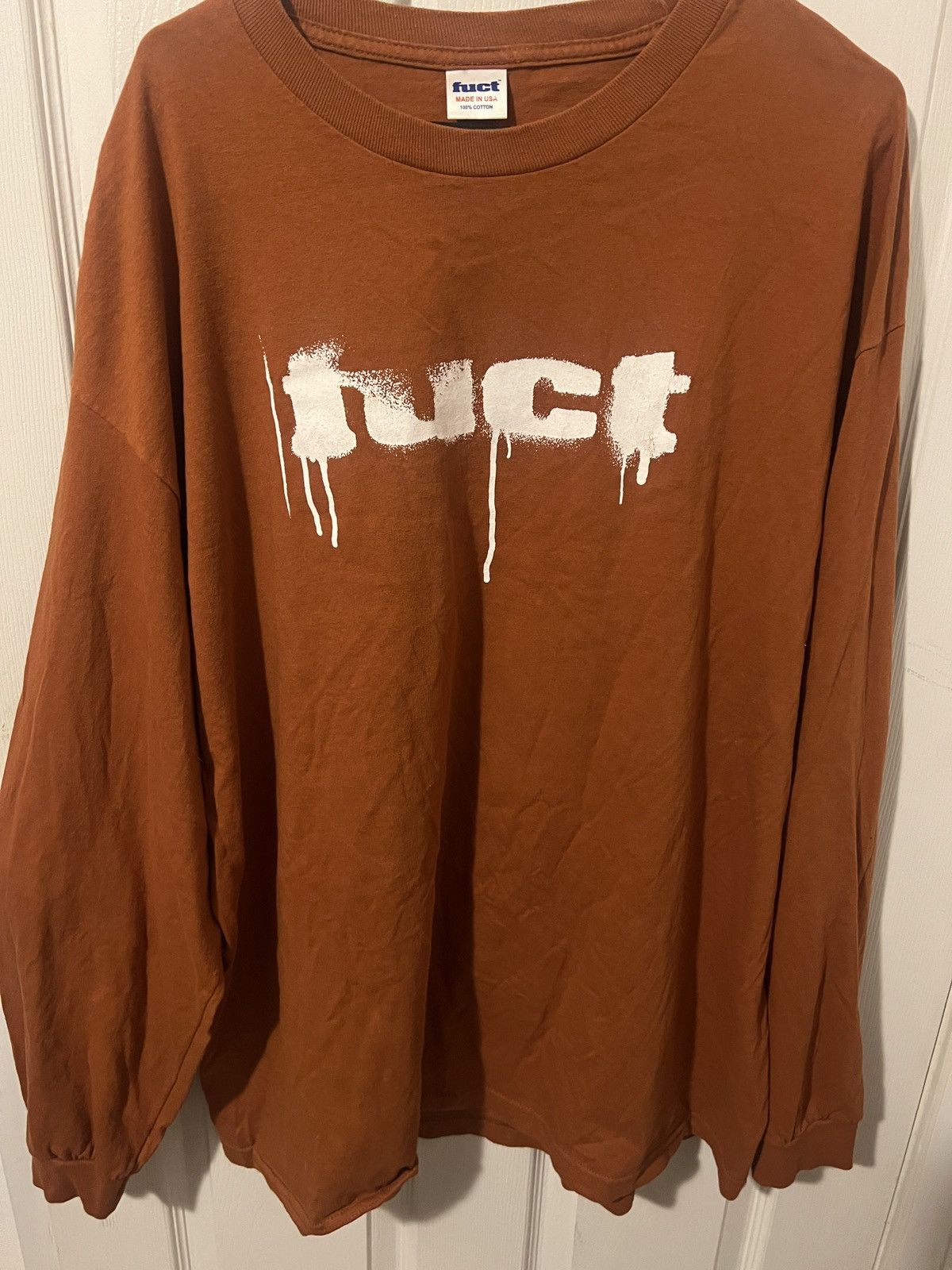 FUCT FUCT Spray paint long sleeve tee Size US XXL / EU 58 / 5 - 1 Thumbnail