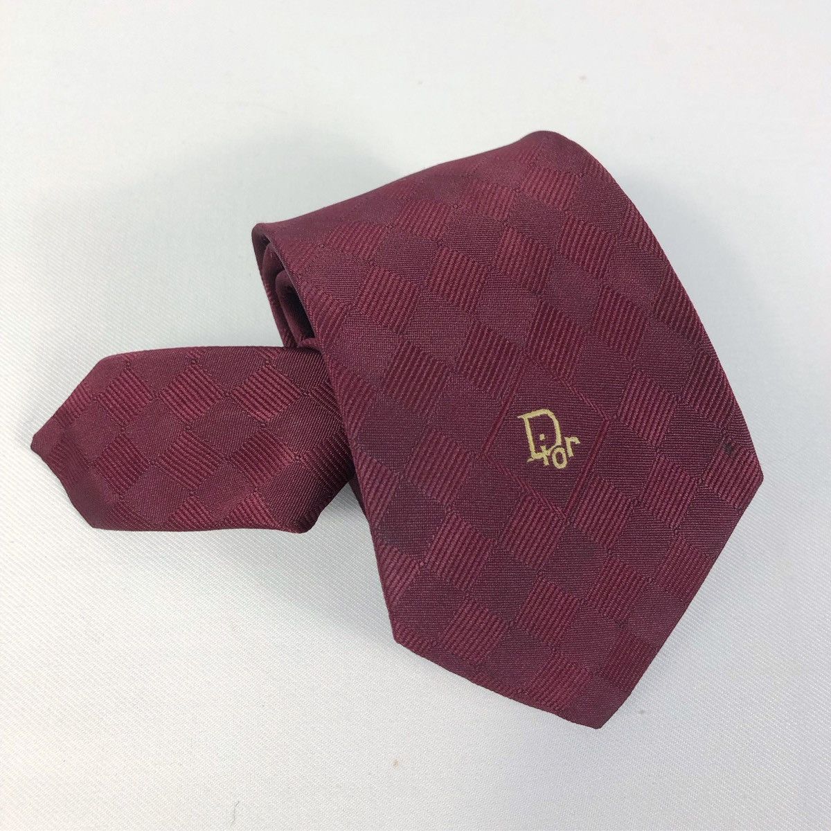Christian Dior Monsieur Rare Vintage Christian Dior Silk Tie Size ONE SIZE - 8 Thumbnail