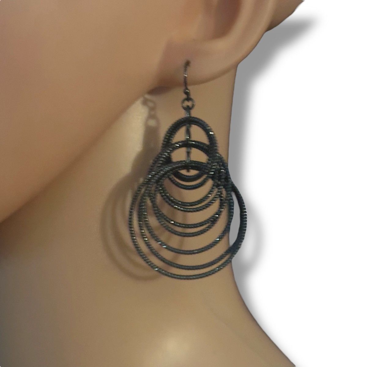 Other Lia Sophia Voltage hematite multi hoops dangle earrings Size ONE SIZE - 2 Thumbnail