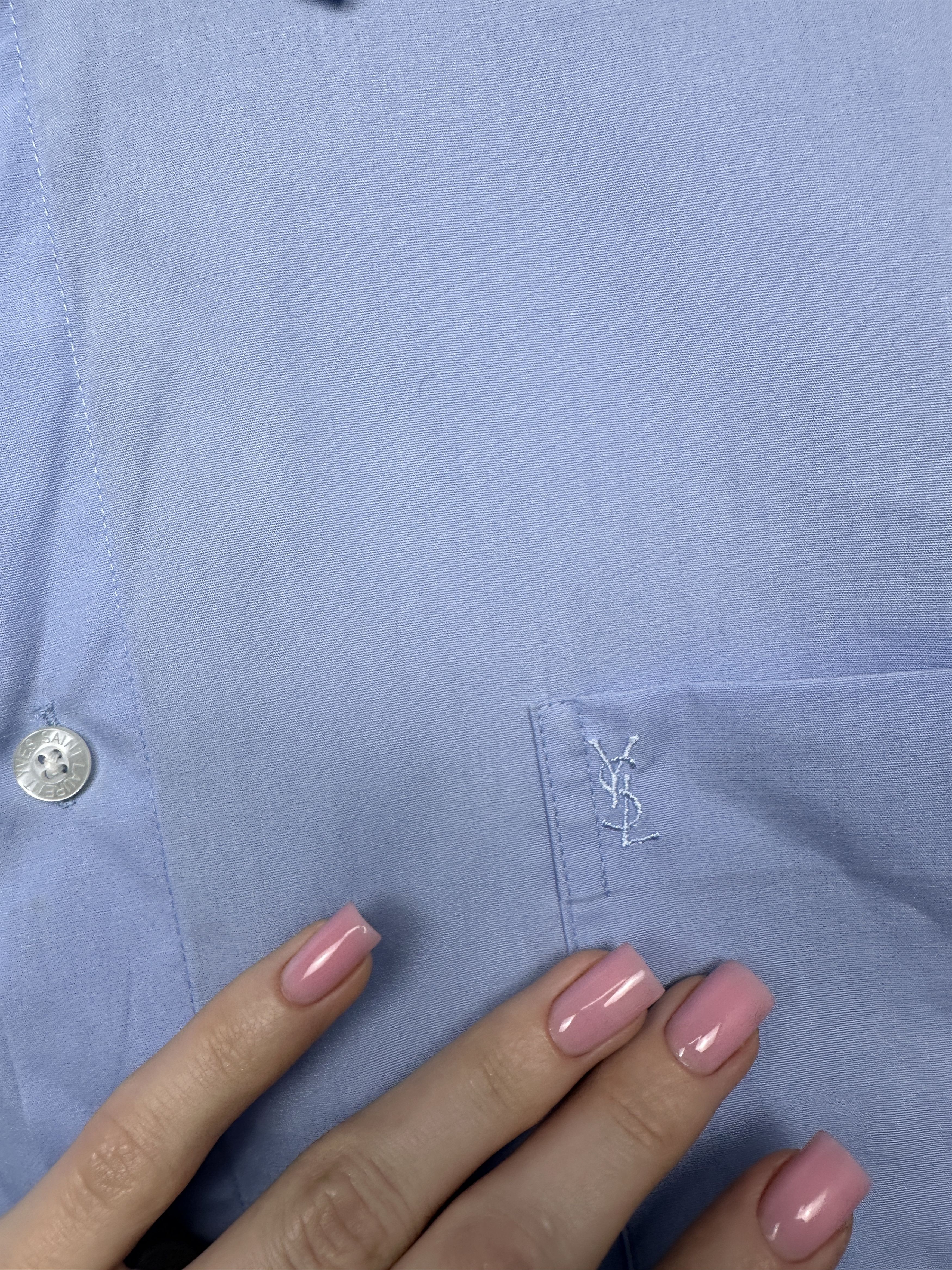 Yves Saint Laurent Yves Saint Laurent YSL Mens Short Sleeve Shirt Size US XL / EU 56 / 4 - 3 Thumbnail