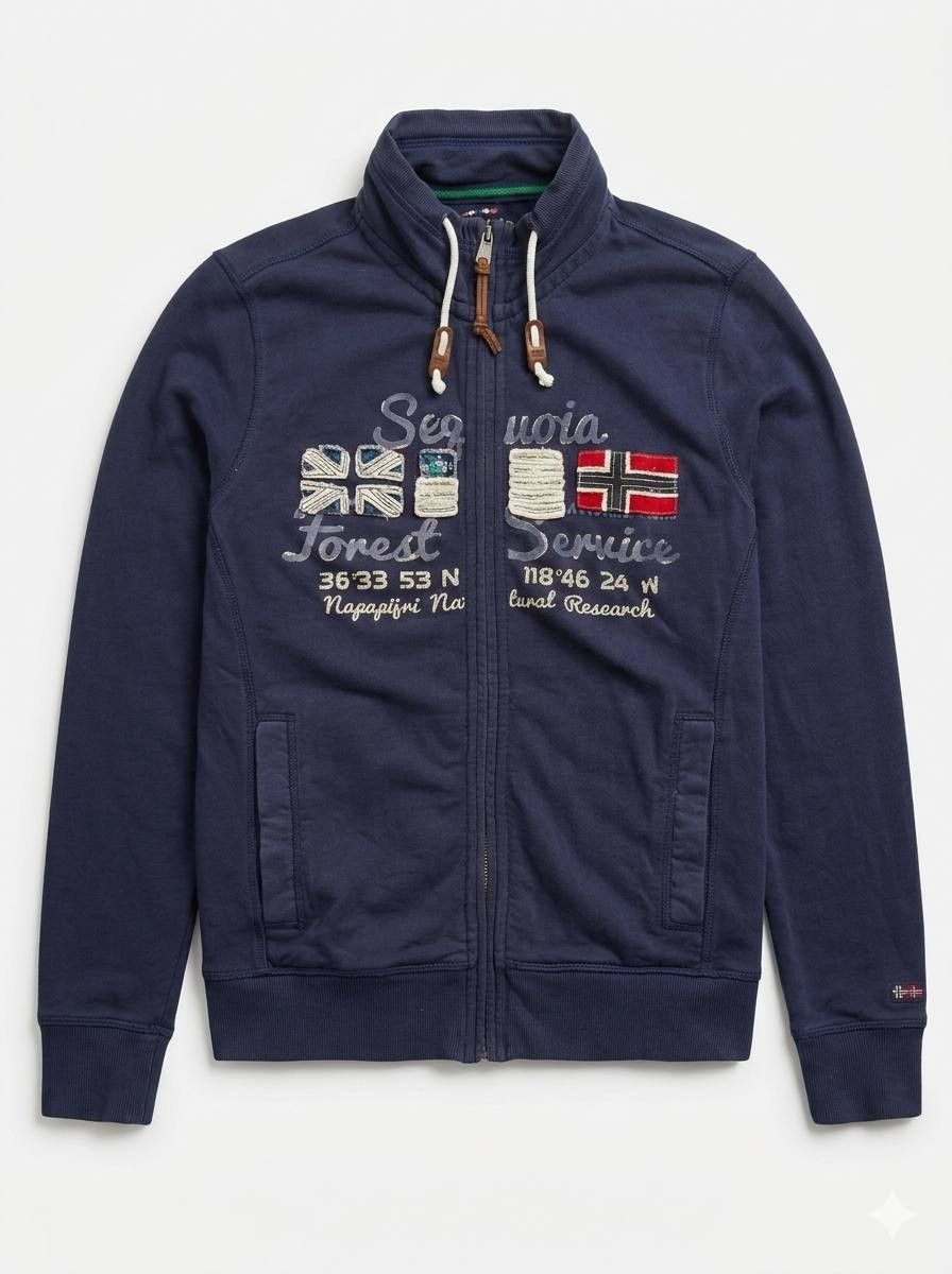Napapijri Sequoia Forest Service Full-Zip Sweatshirt Jacket