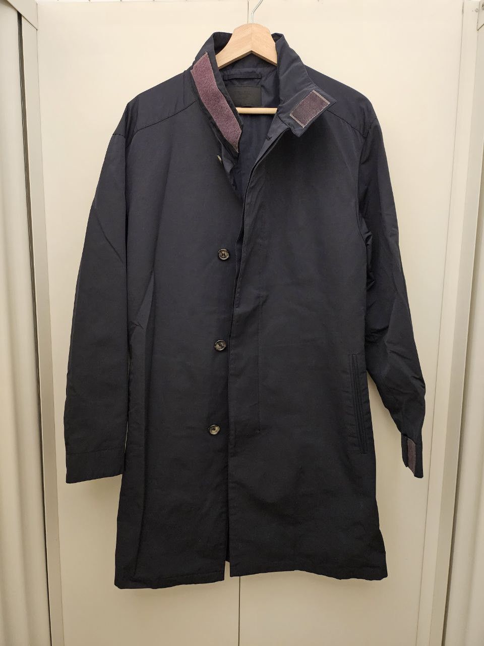 PRADA 00's archive ウール レザートリミングジャケット PRADA 00´s archive ウール レザートリミングジャケット メンズ