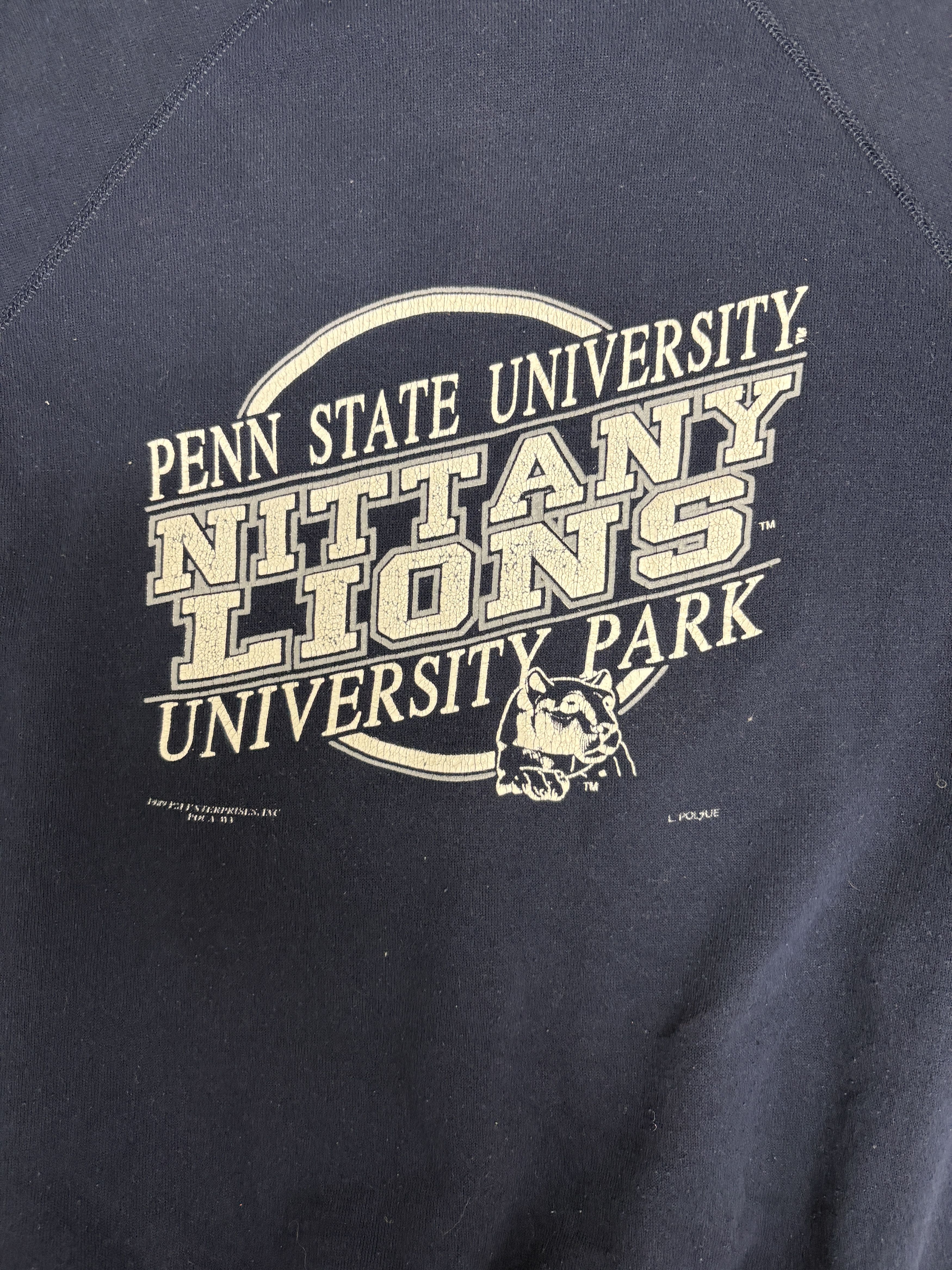 Vintage Penn State Nittany Lions Vintage Sweater Crewneck Size US XL / EU 56 / 4 - 2 Thumbnail