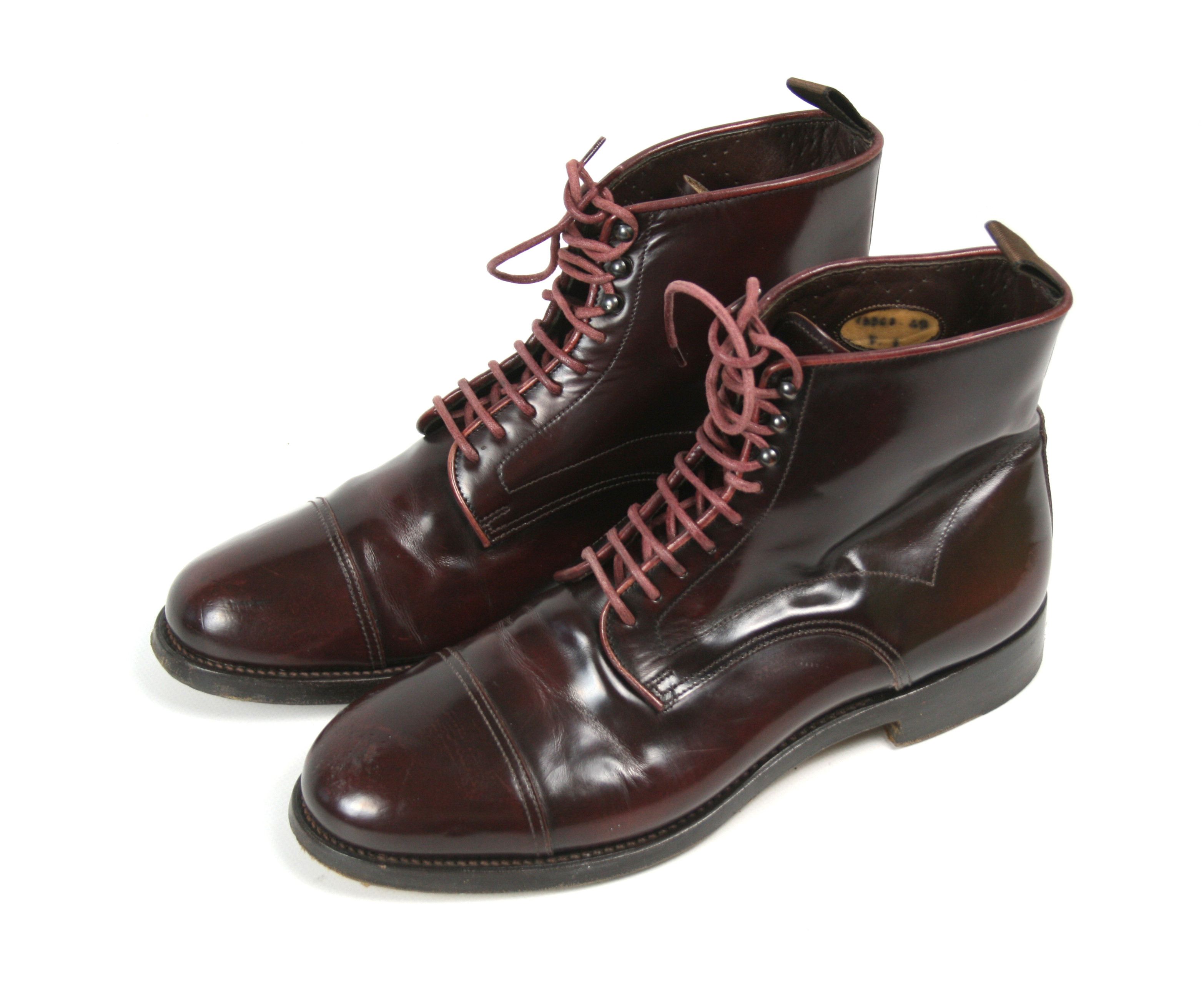 Santoni Patent Leather High Combat Boots Size US 8 / EU 41 - 2 Thumbnail