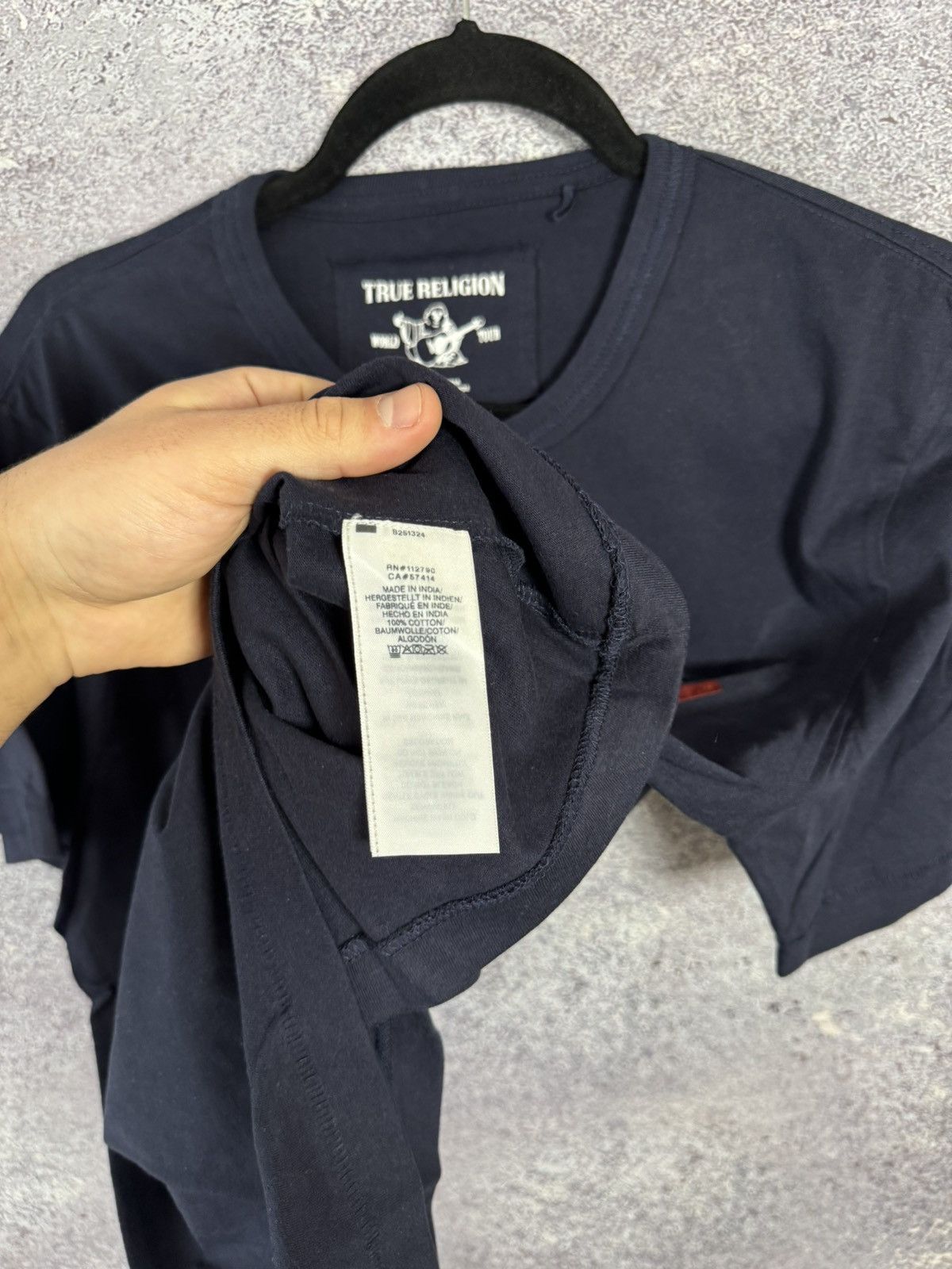 True Religion × Vintage Vintage True Religion Blue big logo tee Size US M / EU 48-50 / 2 - 10 Thumbnail