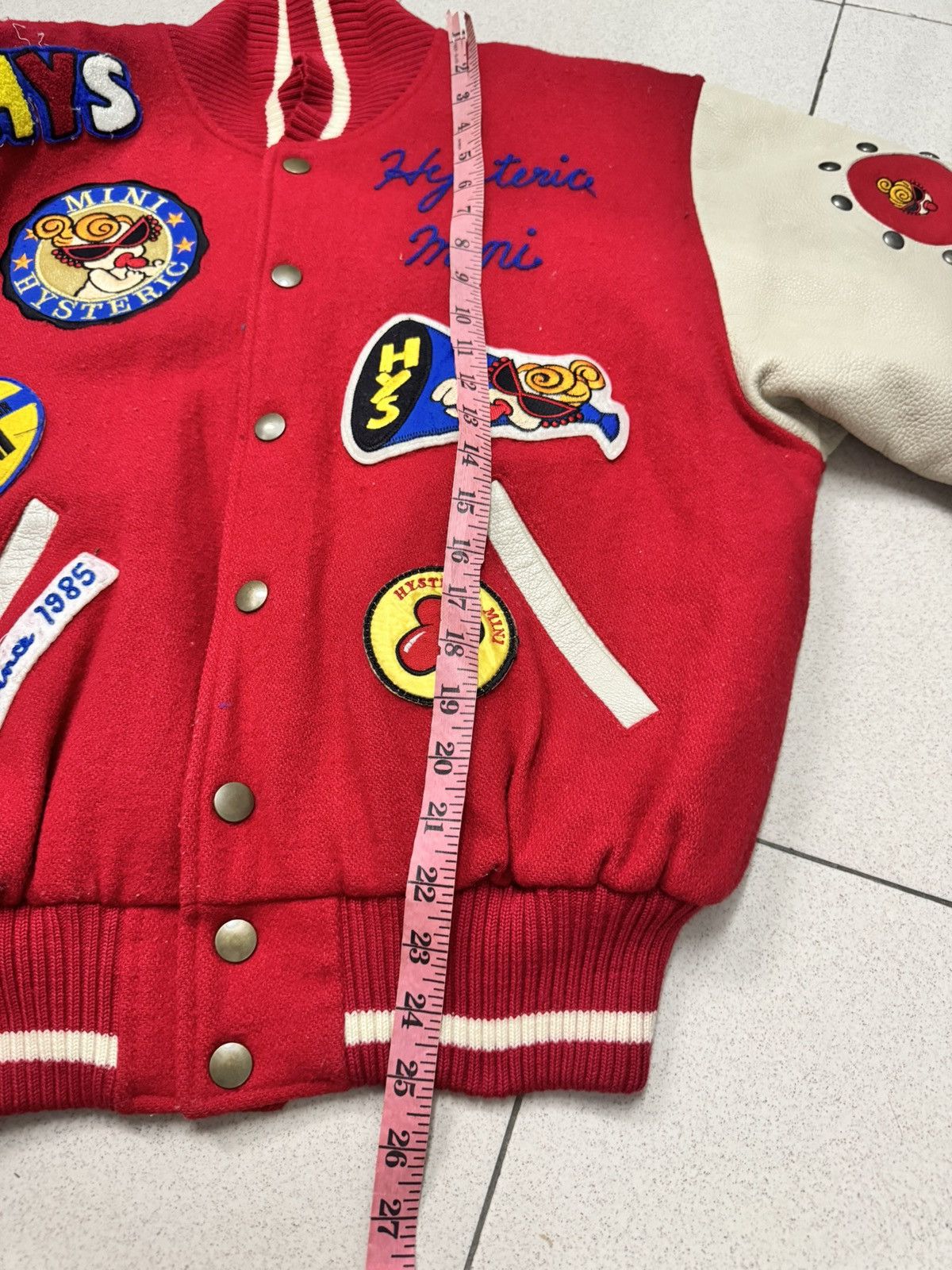 Hysteric Glamour VINTAGE HYSTERIC MINI WOOL VARSITY JACKET Size US M / EU 48-50 / 2 - 4 Thumbnail