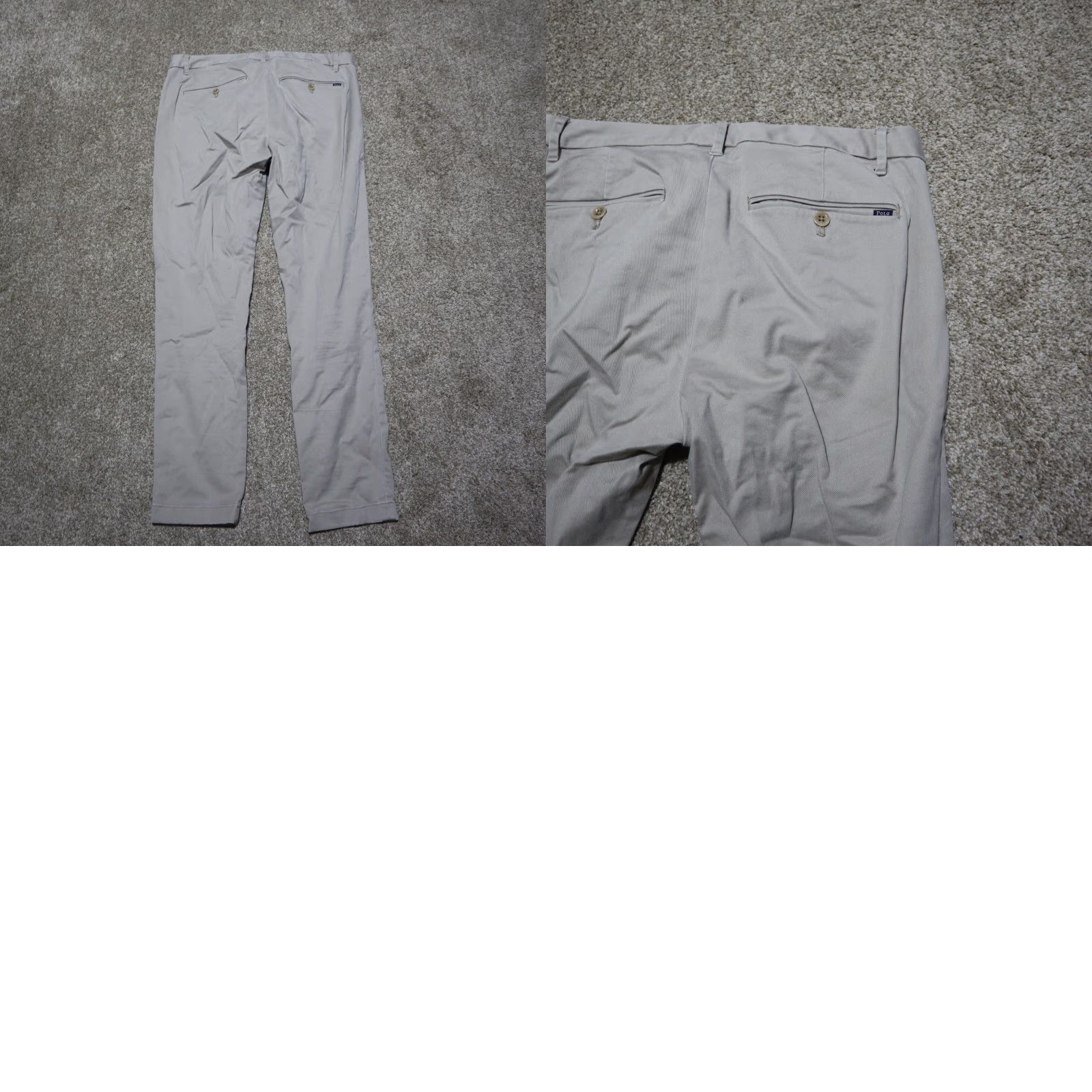 Polo Ralph Lauren VINTAGE Ralph Lauren Sport Pants Women's Size 6 Khakis Cotton Blend Flat Front Brown Sports 90s Womens Size 28" / US 6 / IT 42 - 8 Thumbnail