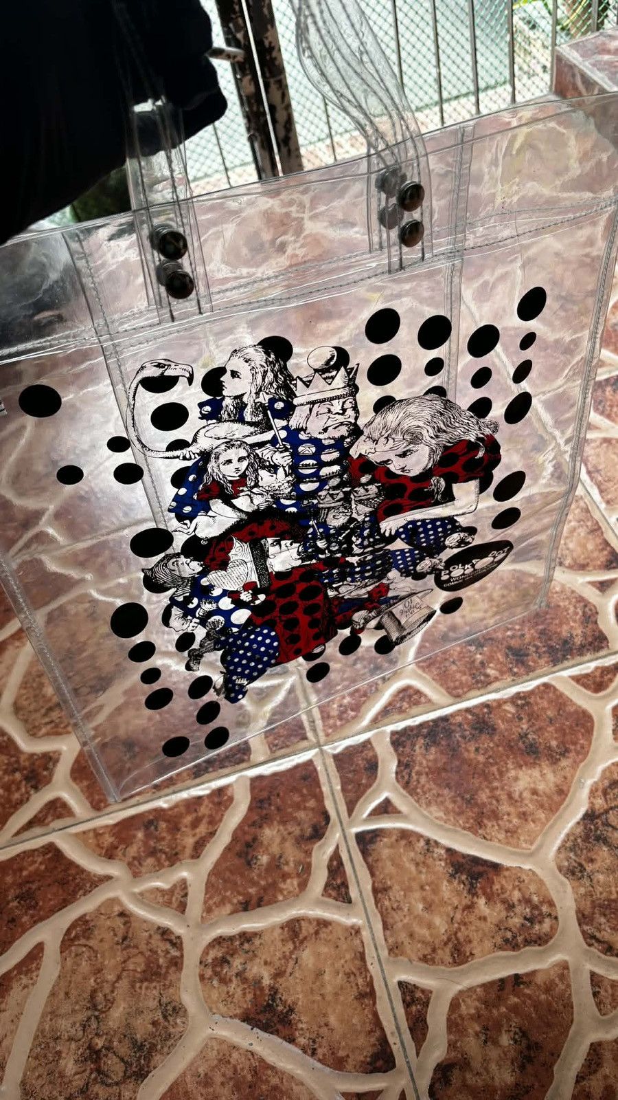 Comme des Garcons Comme Des Garcons ToteBag PVC Alice in Wonderland Size ONE SIZE - 3 Thumbnail