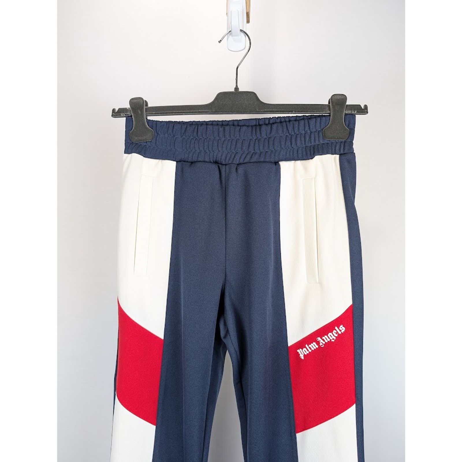 Palm Angels o1rshd1 V Colarblock Track Pant in Navy Blue White Size US 34 / EU 50 - 5 Thumbnail