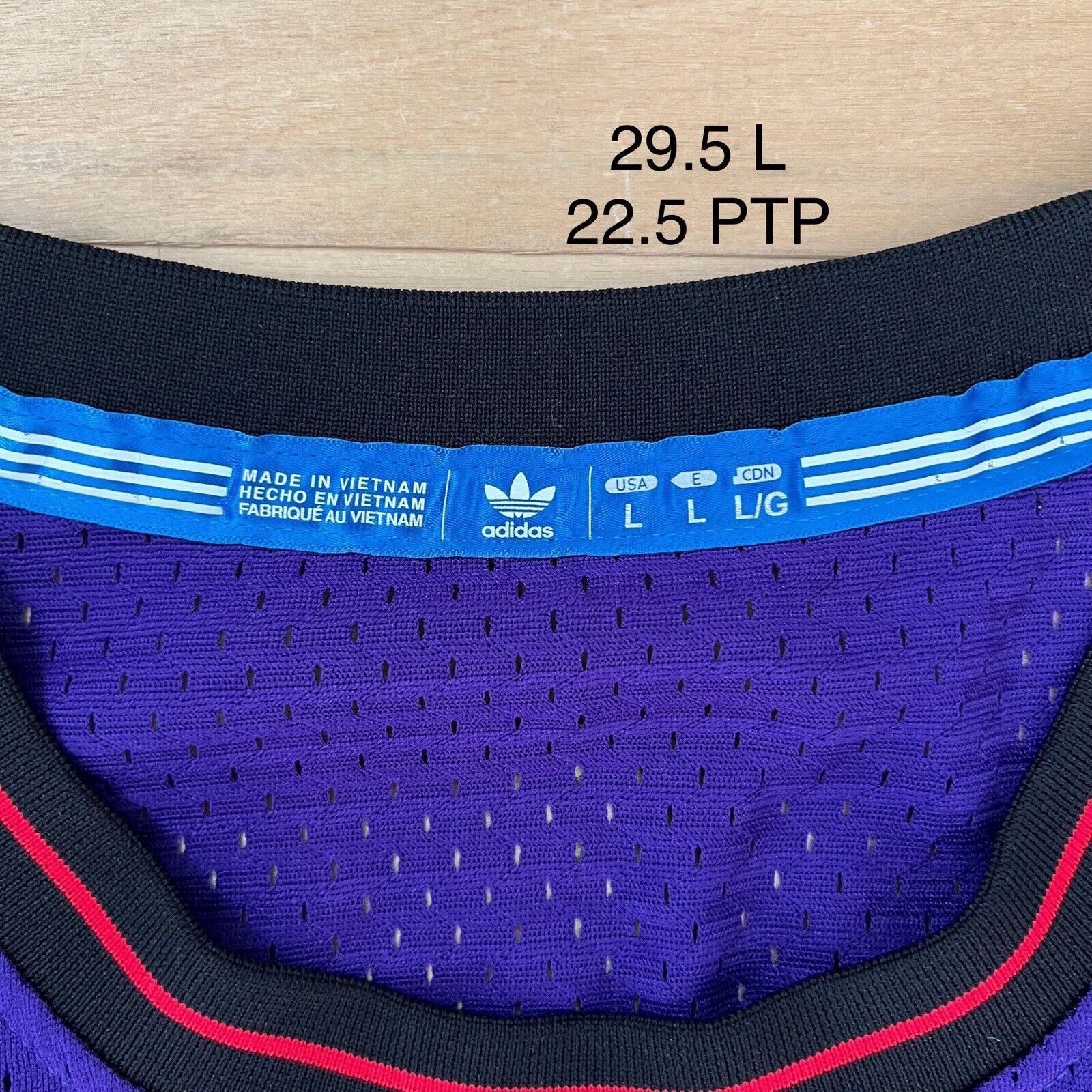 Adidas Tracy Mcgrady Toronto Raptors Jersey L Purple Adidas Size US L / EU 52-54 / 3 - 5 Thumbnail