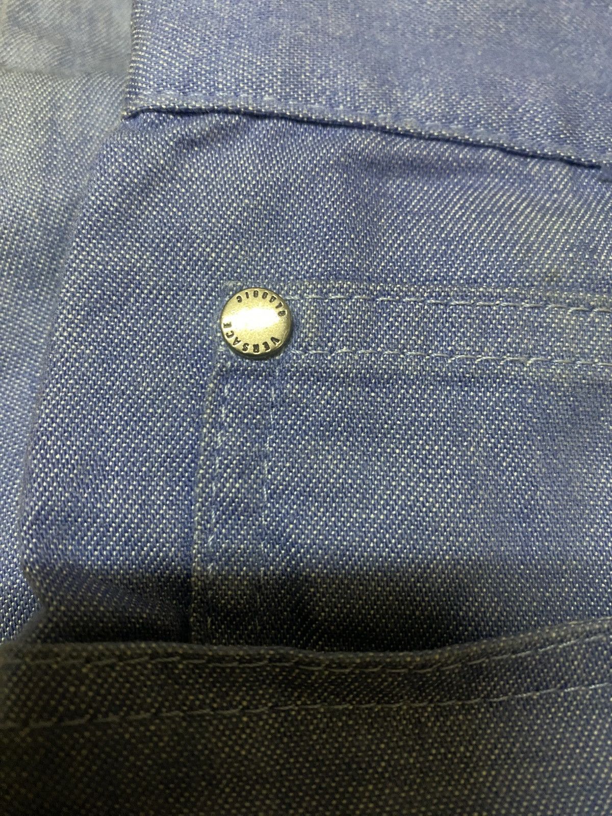 Versace Versace Classic Workwear Light Denim Made In Italy Size US 36 / EU 52 - 7 Thumbnail