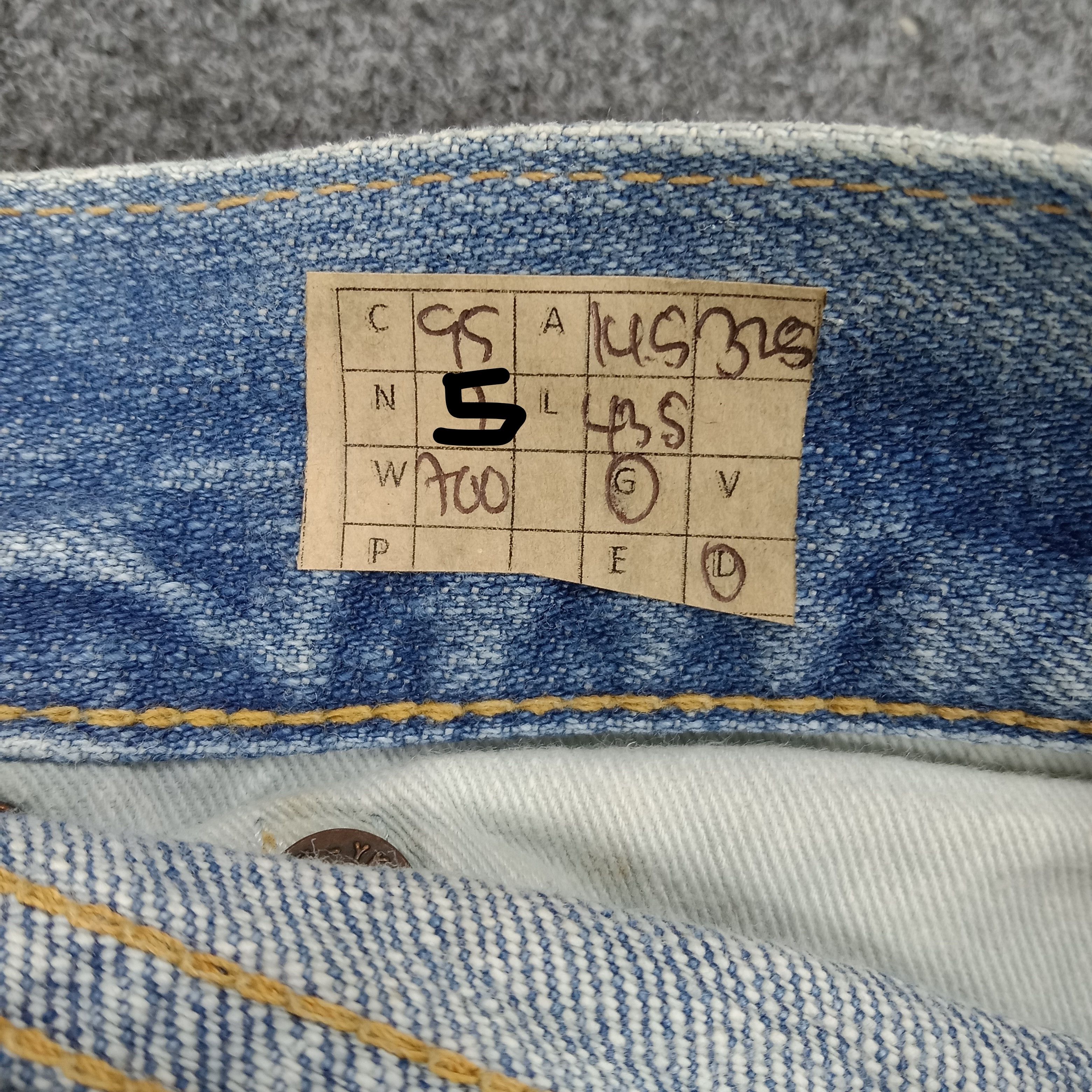 Japanese Brand World Jeans Byemrt. Paris France Denim Jeans Size US 29 - 18 Thumbnail