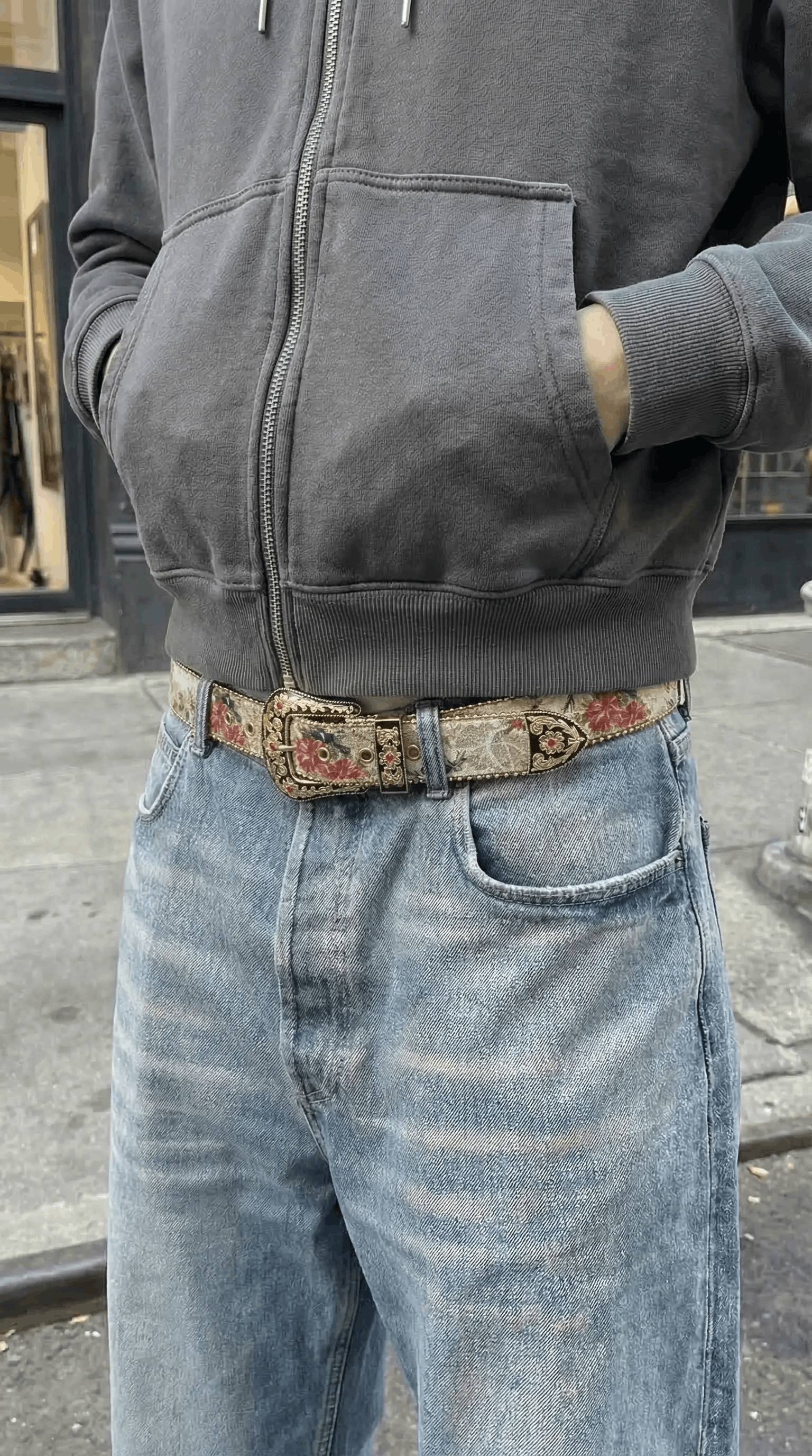 Other Floral Western Belt Size ONE SIZE - 2 Thumbnail