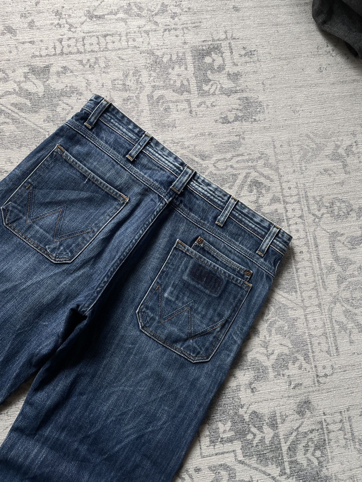 Vintage Vintage Avant Garde Baggy Jeans Faded Japanese Wide Y2K Wash Size US 30 / EU 46 - 8 Thumbnail