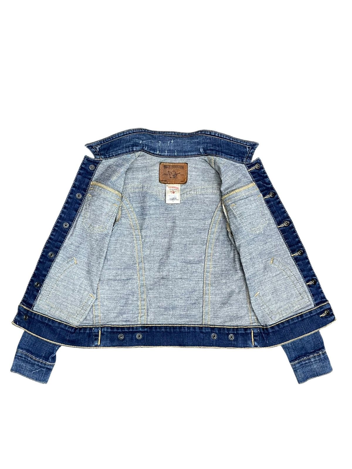 True Religion 🔥TRUE RELIGION KIDS SERAPE CUSTOM DENIM JACKET Size US XXS / EU 40 - 10 Thumbnail