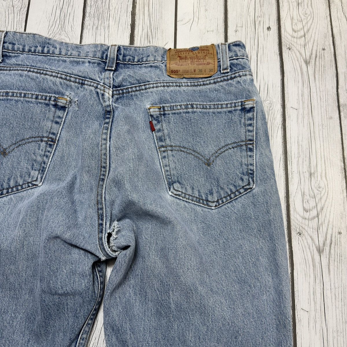 Levi's × Vintage Vintage Levi’s 505 jeans Size US 36 / EU 52 - 5 Thumbnail