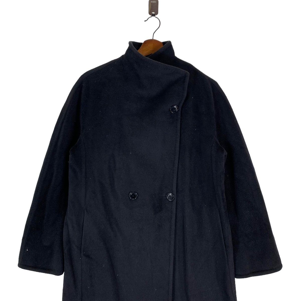 Max Mara × Weekend Max Mara VINTAGE DESIGNER MAX MARA LONG COAT WOOL Size XS / US 0-2 / IT 36-38 - 4 Thumbnail