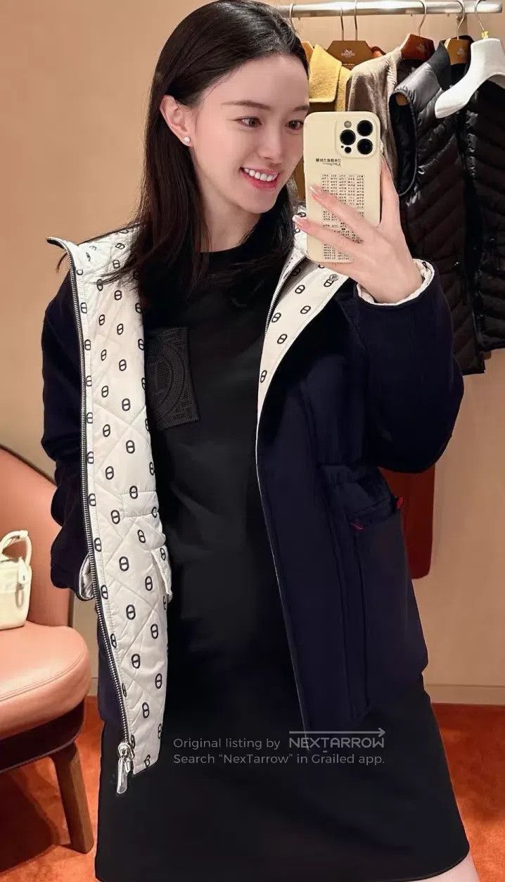 Hermes Hermes Pig Nose Quilted Reversible Hooded Jacket Size XS / US 0-2 / IT 36-38 - 2 Thumbnail