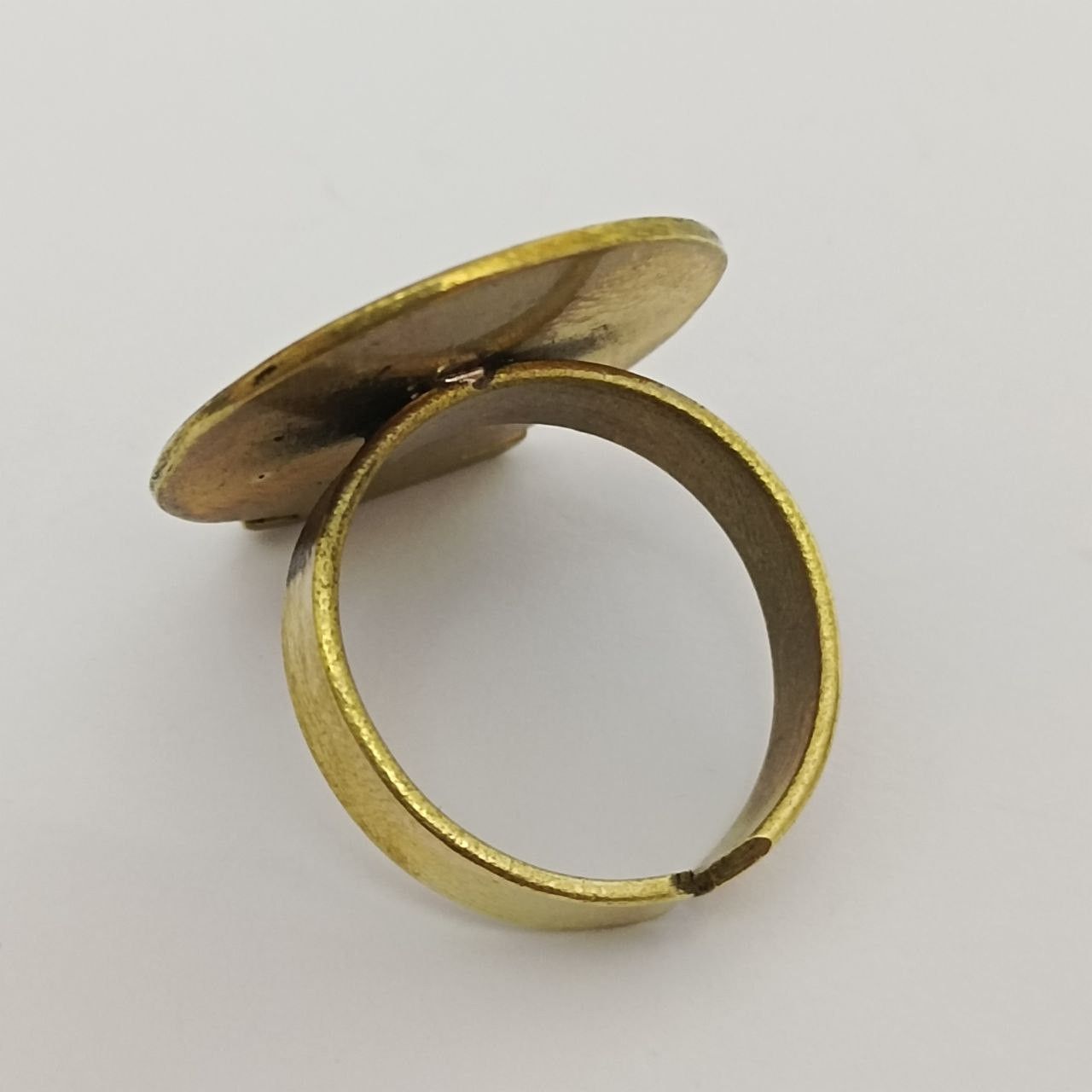Handmade Ancient Egyptian ring, copper hieroglyphs, Pharaonic style Size ONE SIZE - 4 Thumbnail