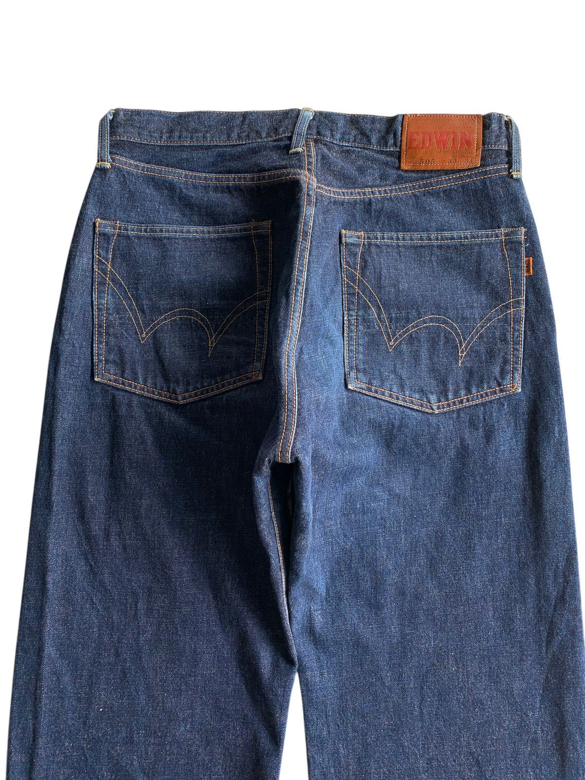 Japanese Brand VINTAGE EDWIN 505 SELVEDGE BAGGY JAPANESE DENIM Size US 32 / EU 48 - 8 Thumbnail