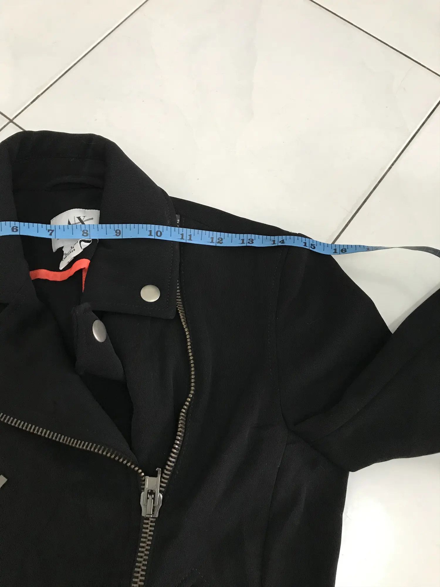 Armani Exchange Armani Schott Style Long Zipper Jacket Size US XS / EU 42 / 0 - 7 Thumbnail