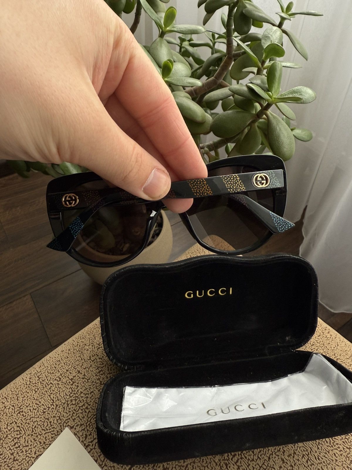Gucci Gucci Cat Eye Glasses gg0325sa 002 Size ONE SIZE - 6 Thumbnail