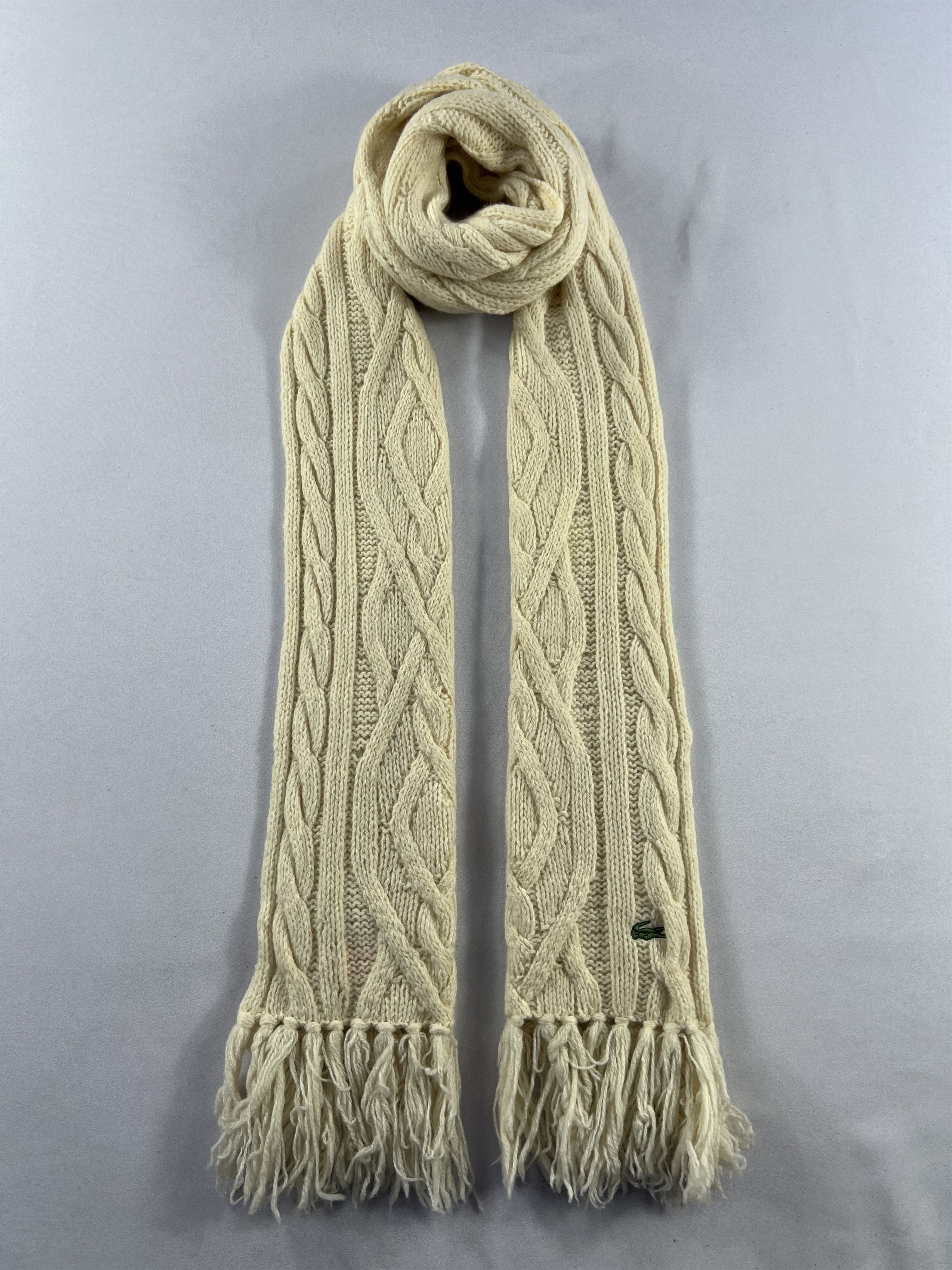 Lacoste Lacoste Knit Scarf / Muffler / Neckwear P1043 Size ONE SIZE - 1 Thumbnail