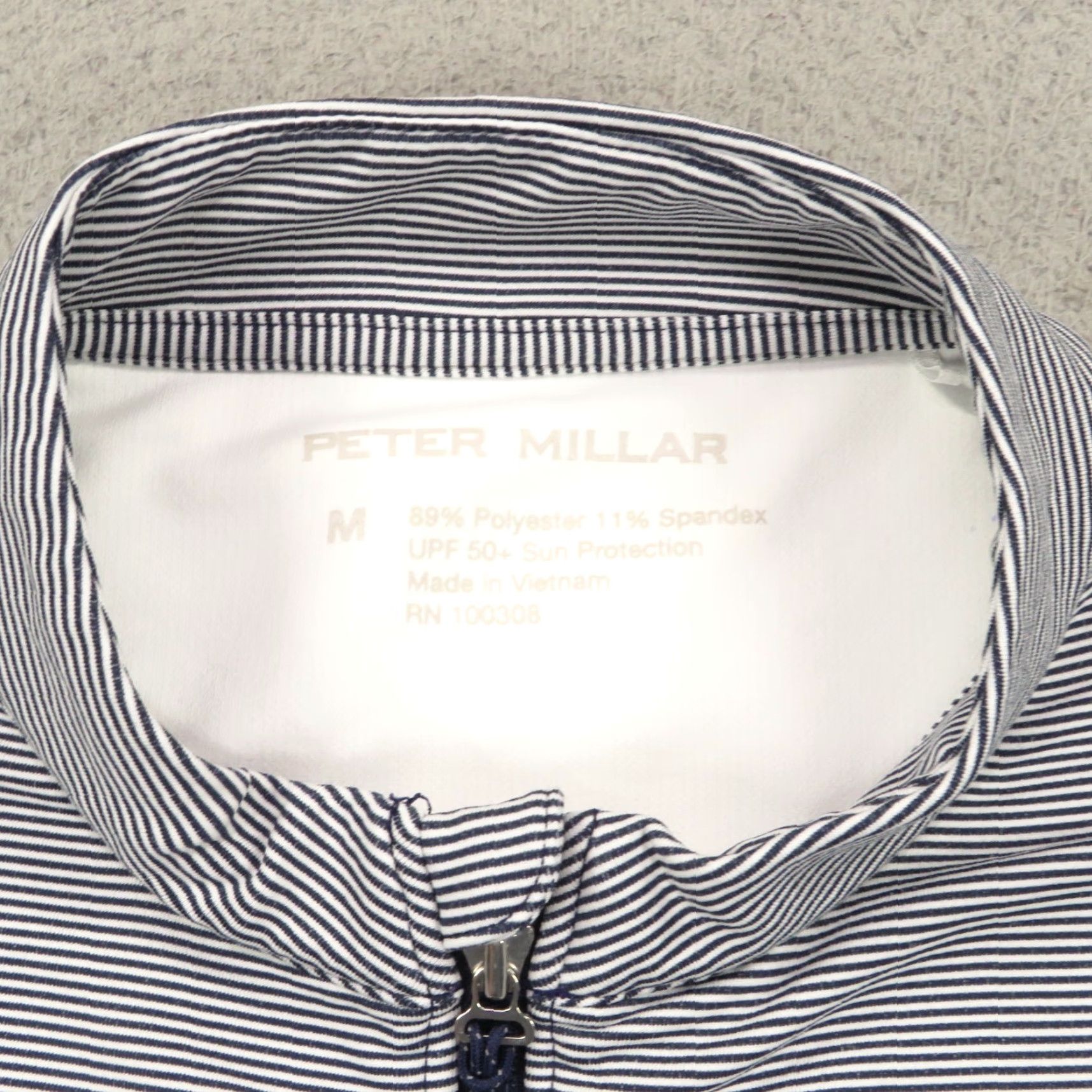 Peter Millar Peter Millar Jacket Women Medium White Navy Baltusrol Performance Katy Golf UPF Size M / US 6-8 / IT 42-44 - 6 Thumbnail