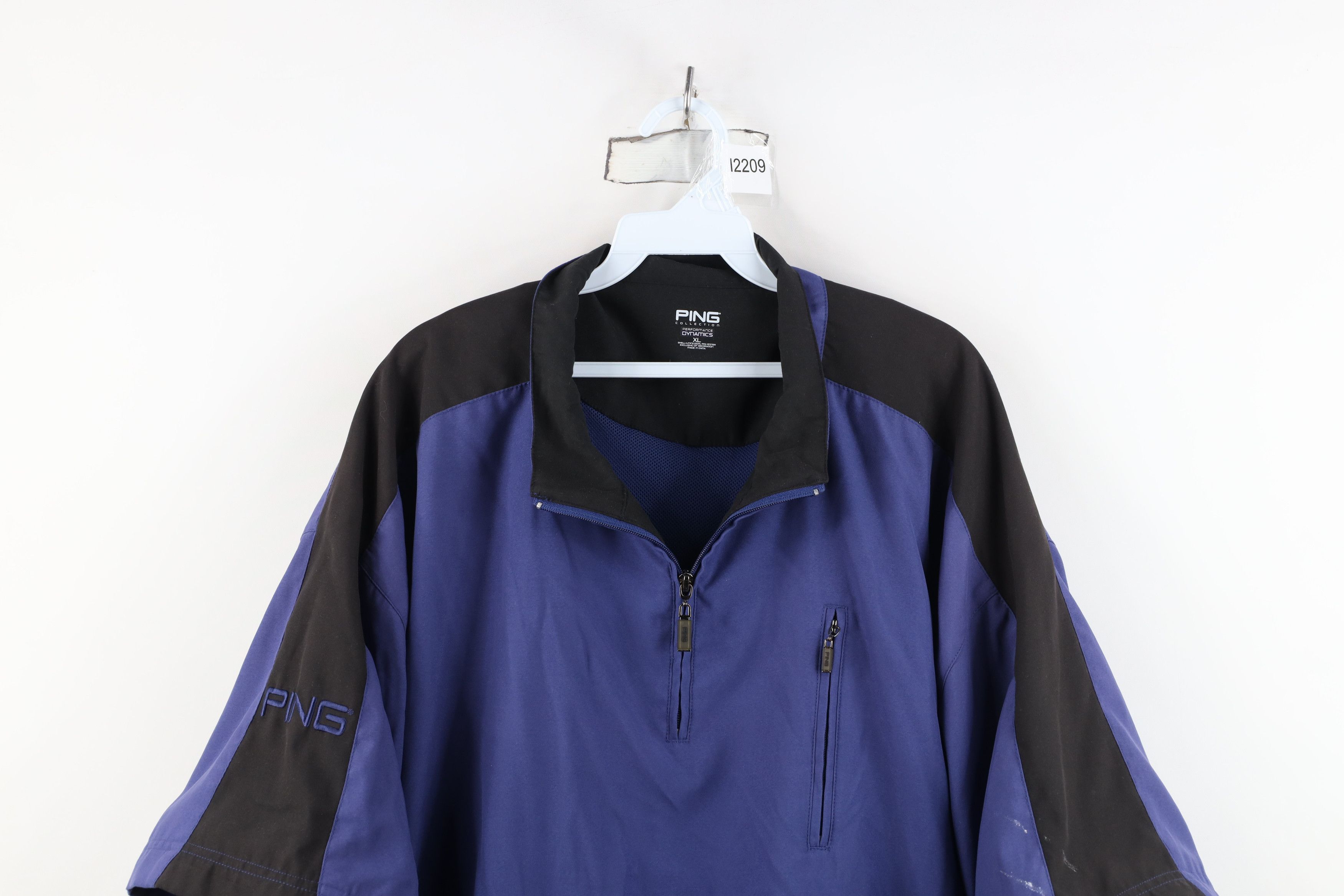 PING Vintage Ping Golf Spell Short Sleeve Pullover Jacket Blue Size US XL / EU 56 / 4 - 2 Thumbnail