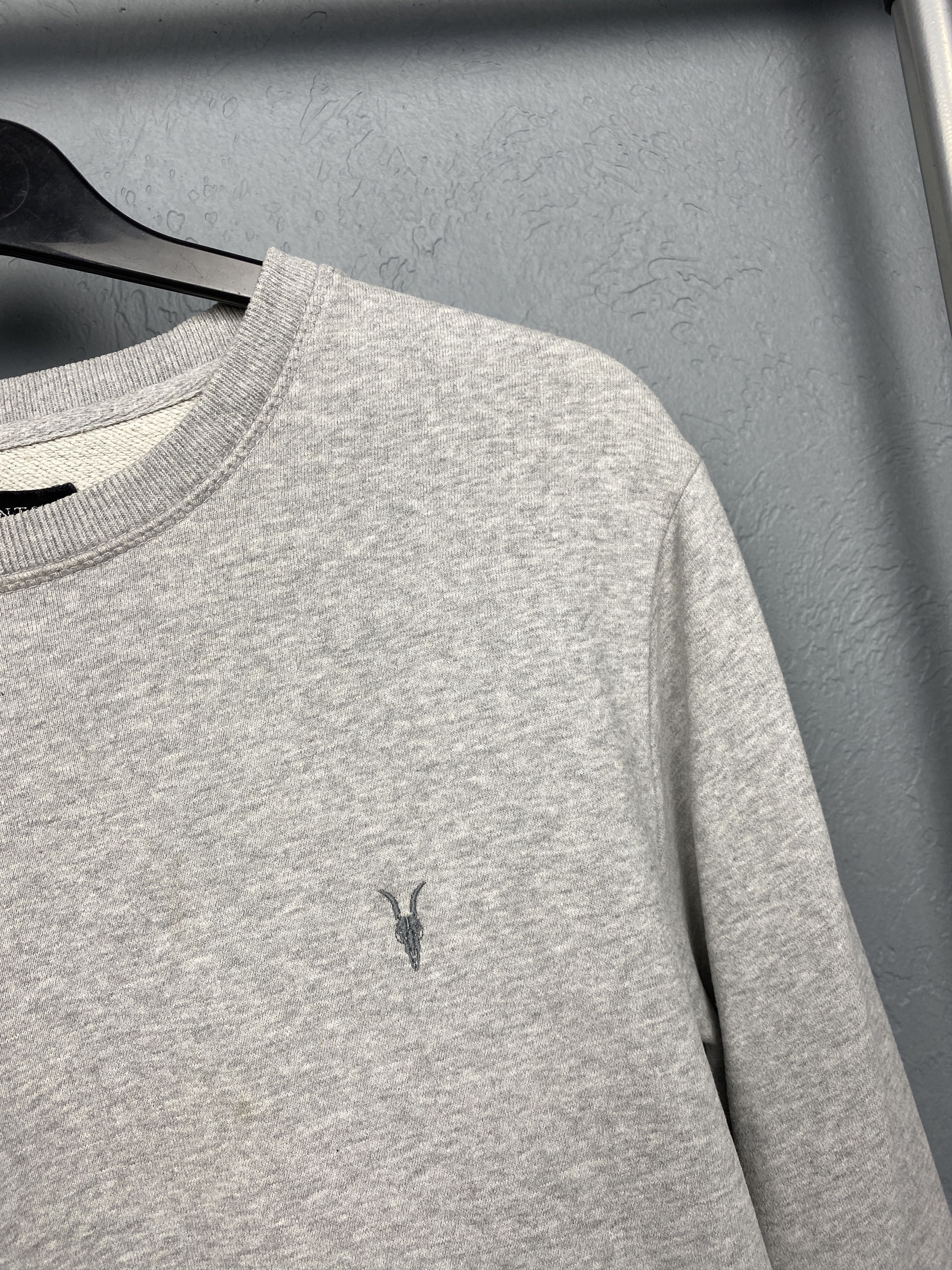 Allsaints Allsaints Vintage Mens Raven Crew Neck Sweatshirt Size US M / EU 48-50 / 2 - 3 Thumbnail