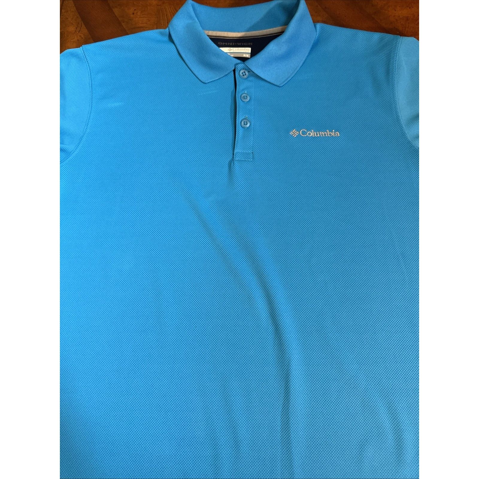 Columbia Columbia Sportswear Omni-Wick Men's Med Blue Golf Polo Size US M / EU 48-50 / 2 - 6 Thumbnail