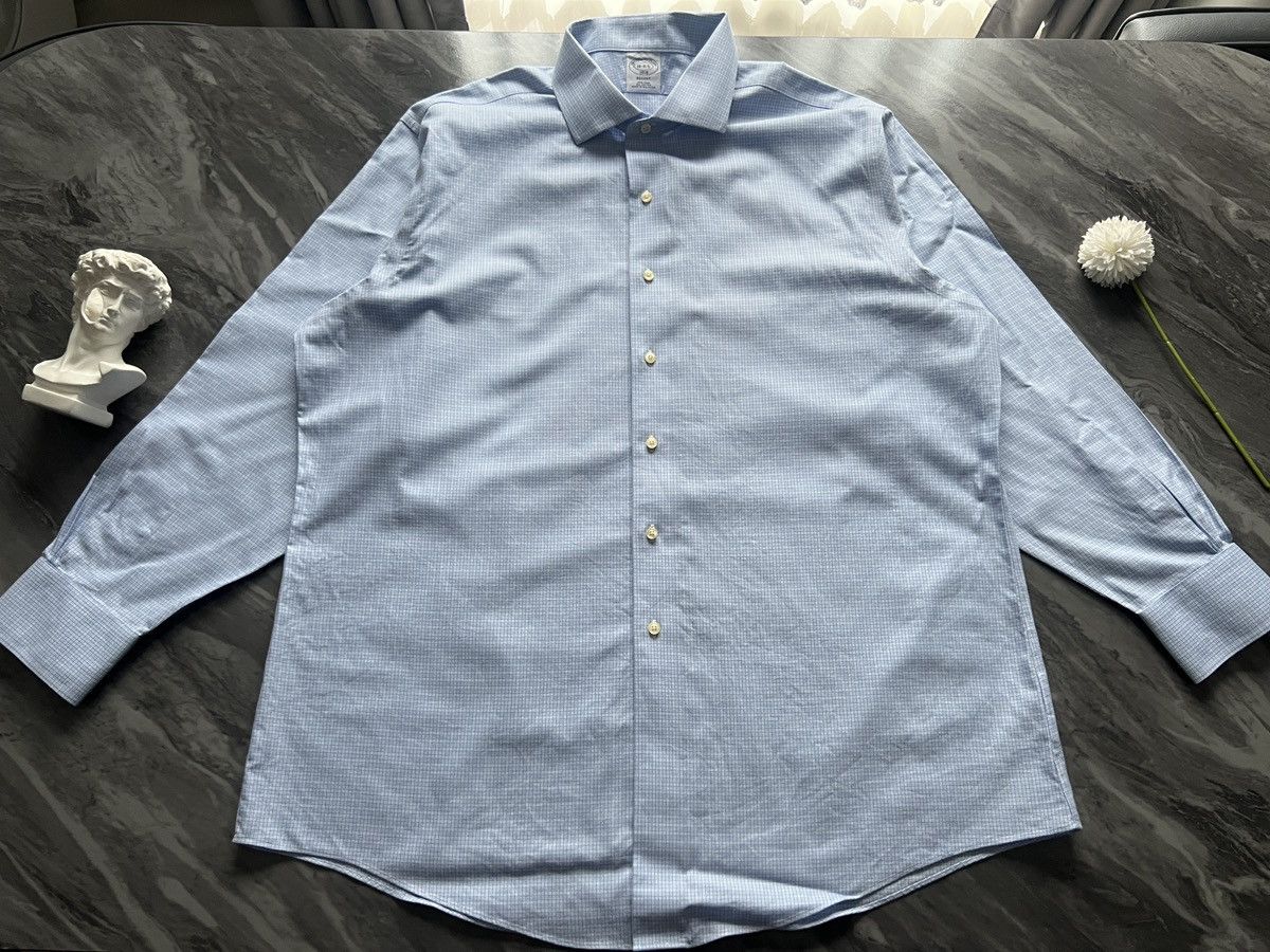Brooks Brothers Brooks Brothers : Shirt Button Ups Blue Size US XXL / EU 58 / 5 - 2 Thumbnail