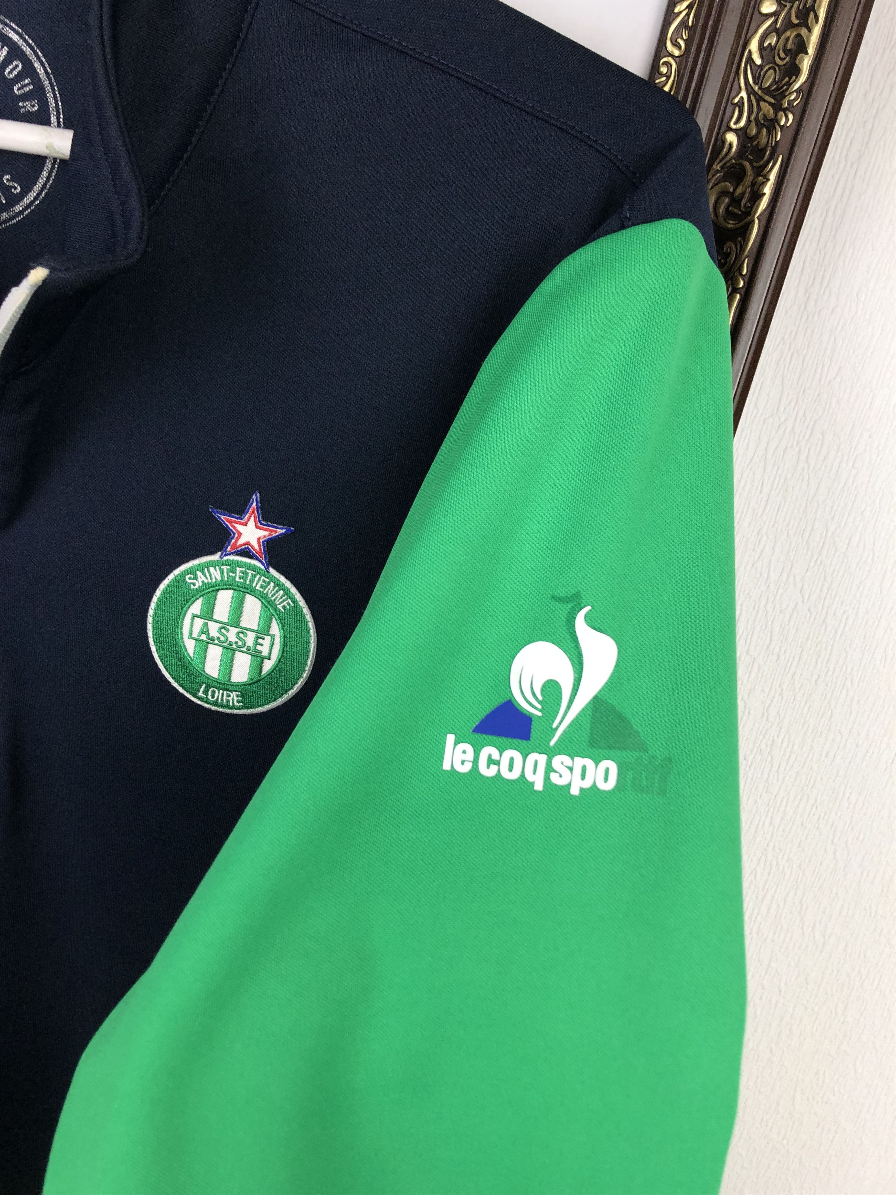 Vintage Vinatge St Etienne Football Sweatshirt Soccer Warm Jacket Size US M / EU 48-50 / 2 - 3 Thumbnail