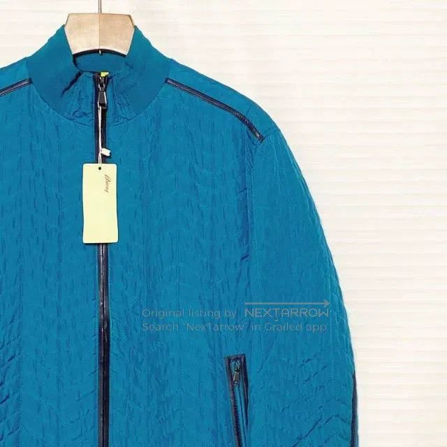 Brioni Brioni Solid color stand-up collar zipper coat Size US XL / EU 56 / 4 - 3 Thumbnail