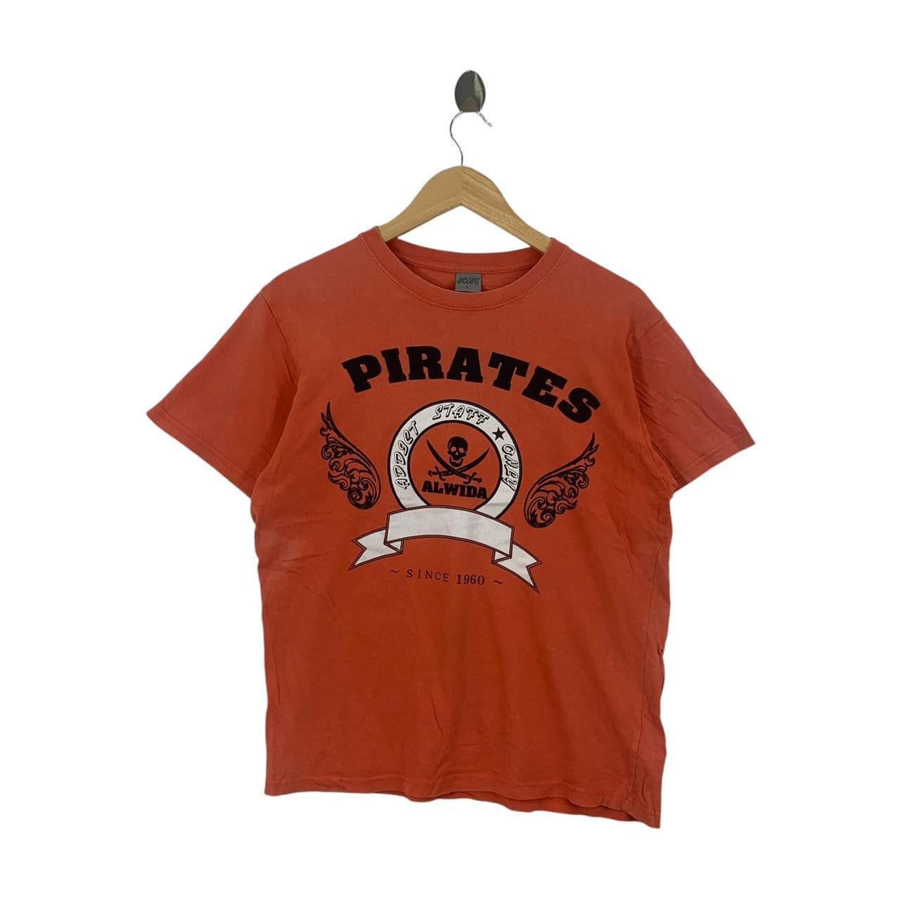 Vintage Vintage PIRATES ALWIDA Addjet Staff Only Skull Tee Shirt Size US L / EU 52-54 / 3 - 1 Thumbnail