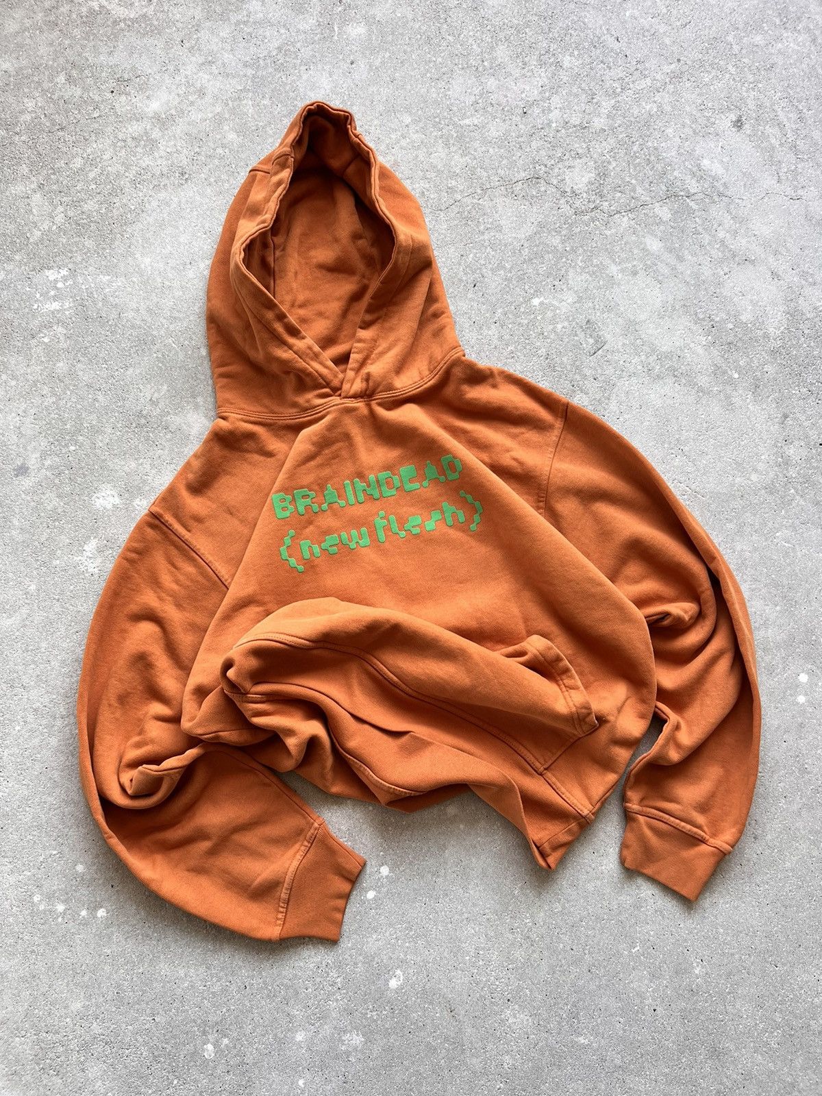 Brain Dead Brain Dead Orange New Flesh Hoodie Size US S / EU 44-46 / 1 - 3 Thumbnail